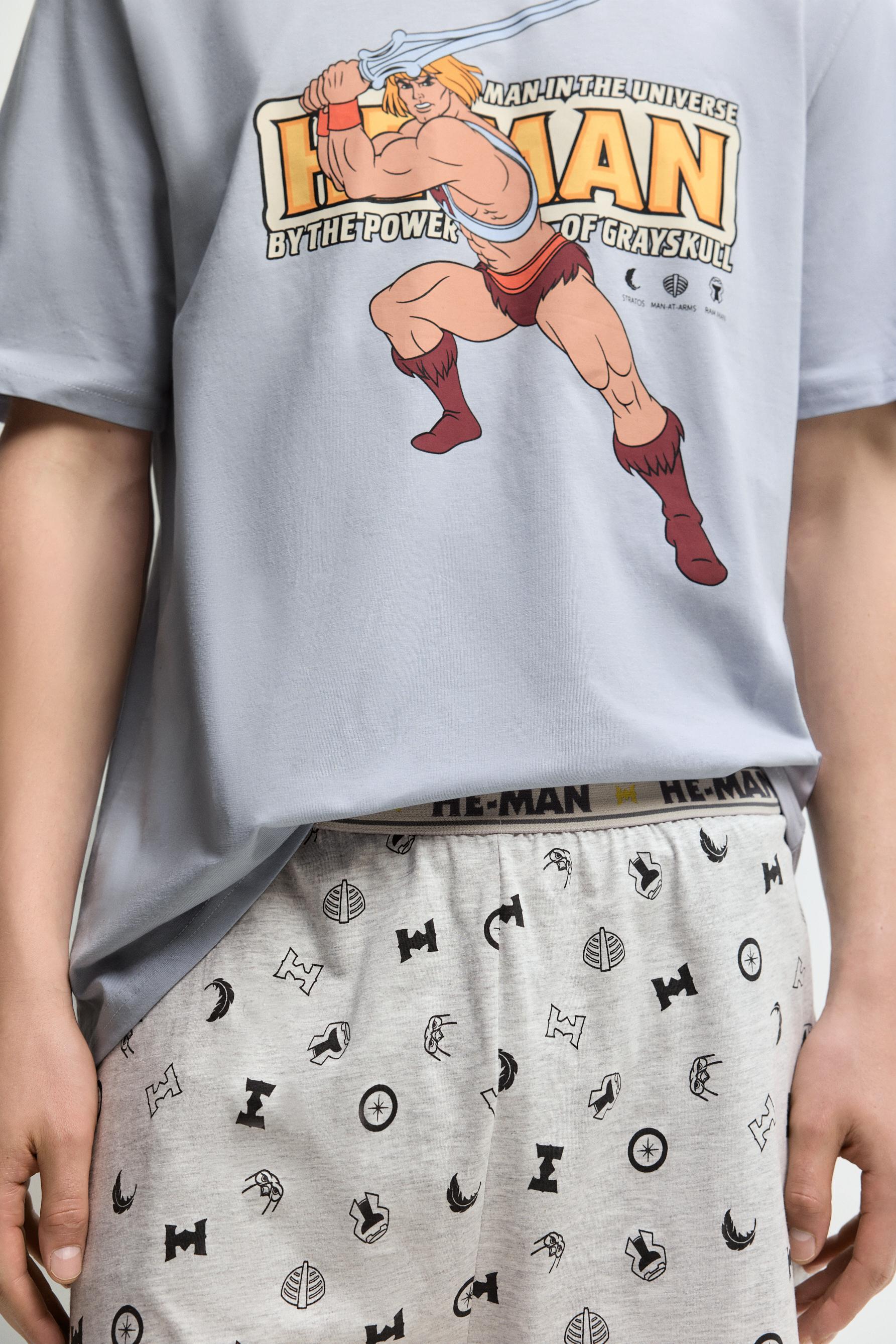 He-Man ©Mattel short pyjamas — BLUE GREY