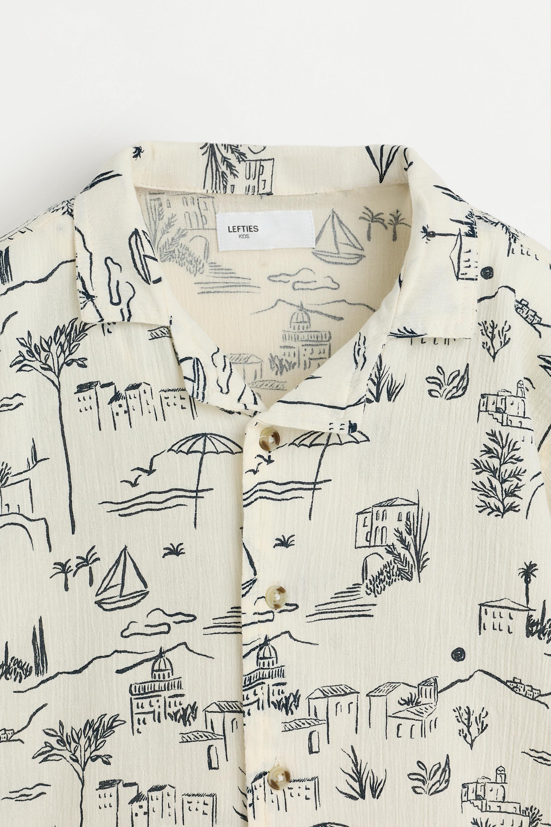 Printed Shirt — ECRU