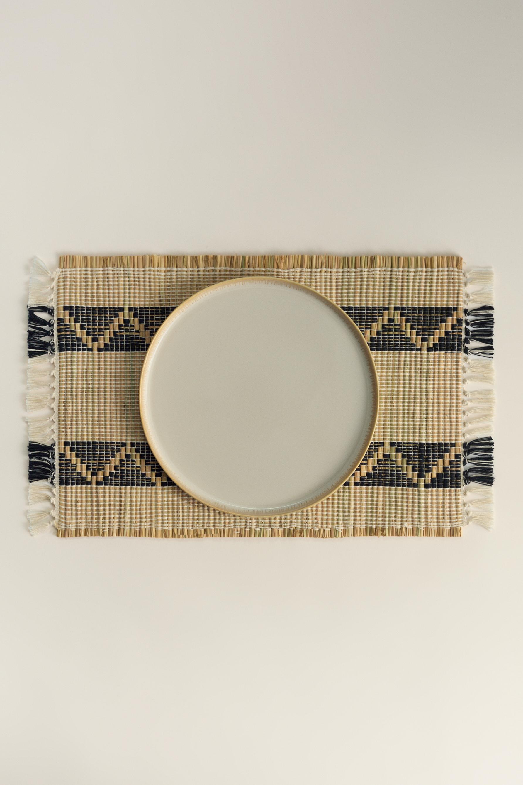 Mantel individual zigzag