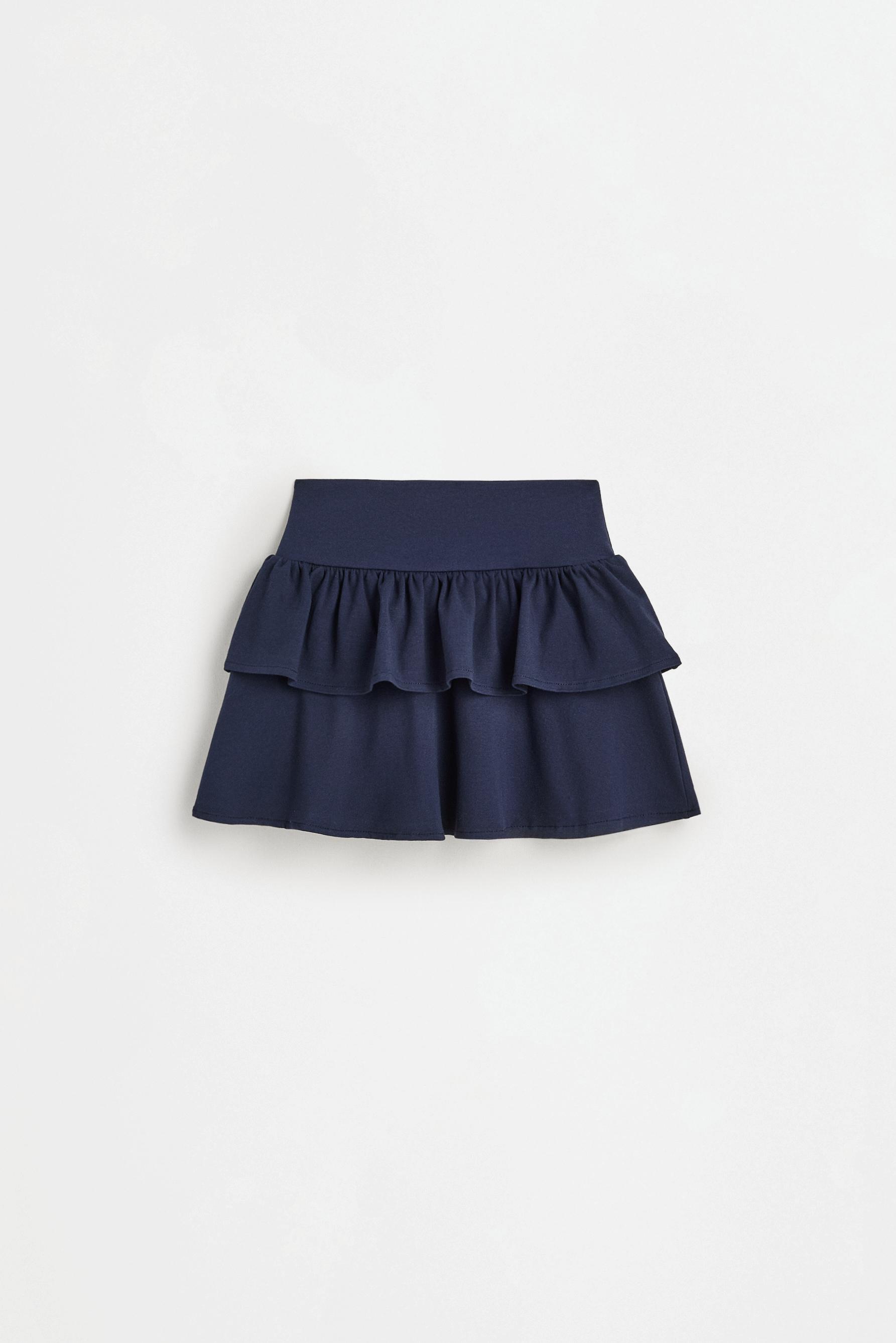 Ruffled skirt — NAVY