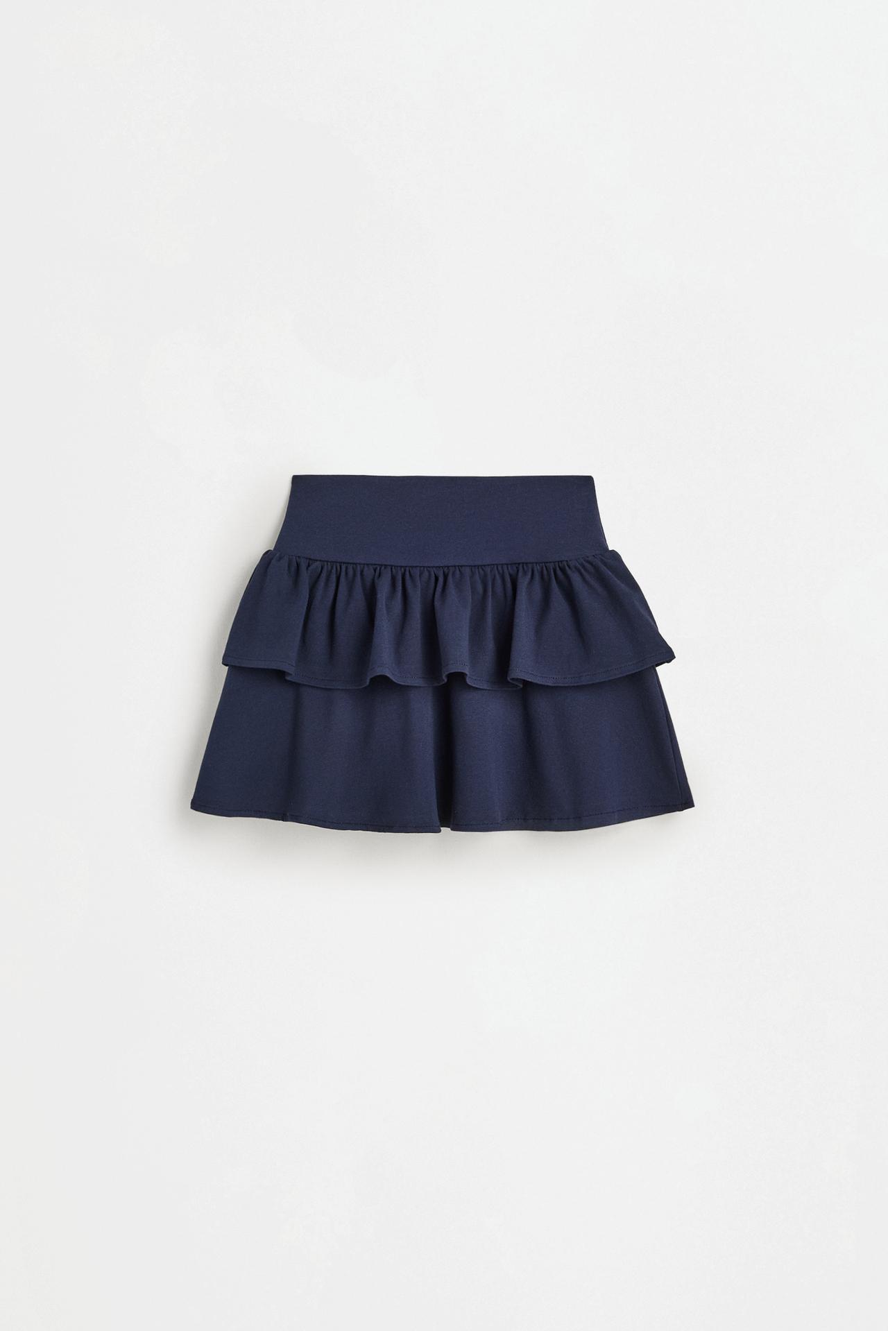 Ruffled skirt — NAVY
