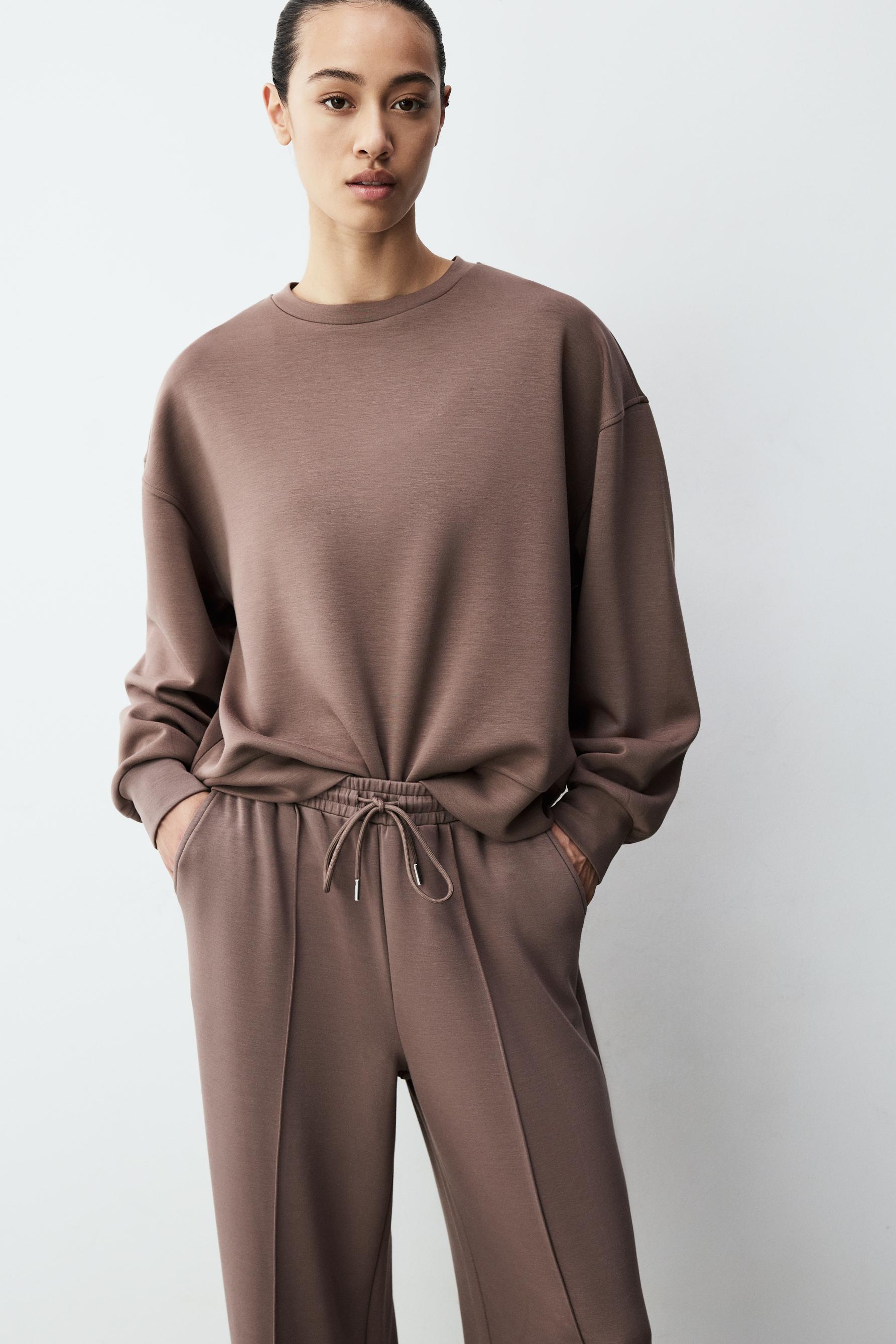 Sudadera felpa fluida