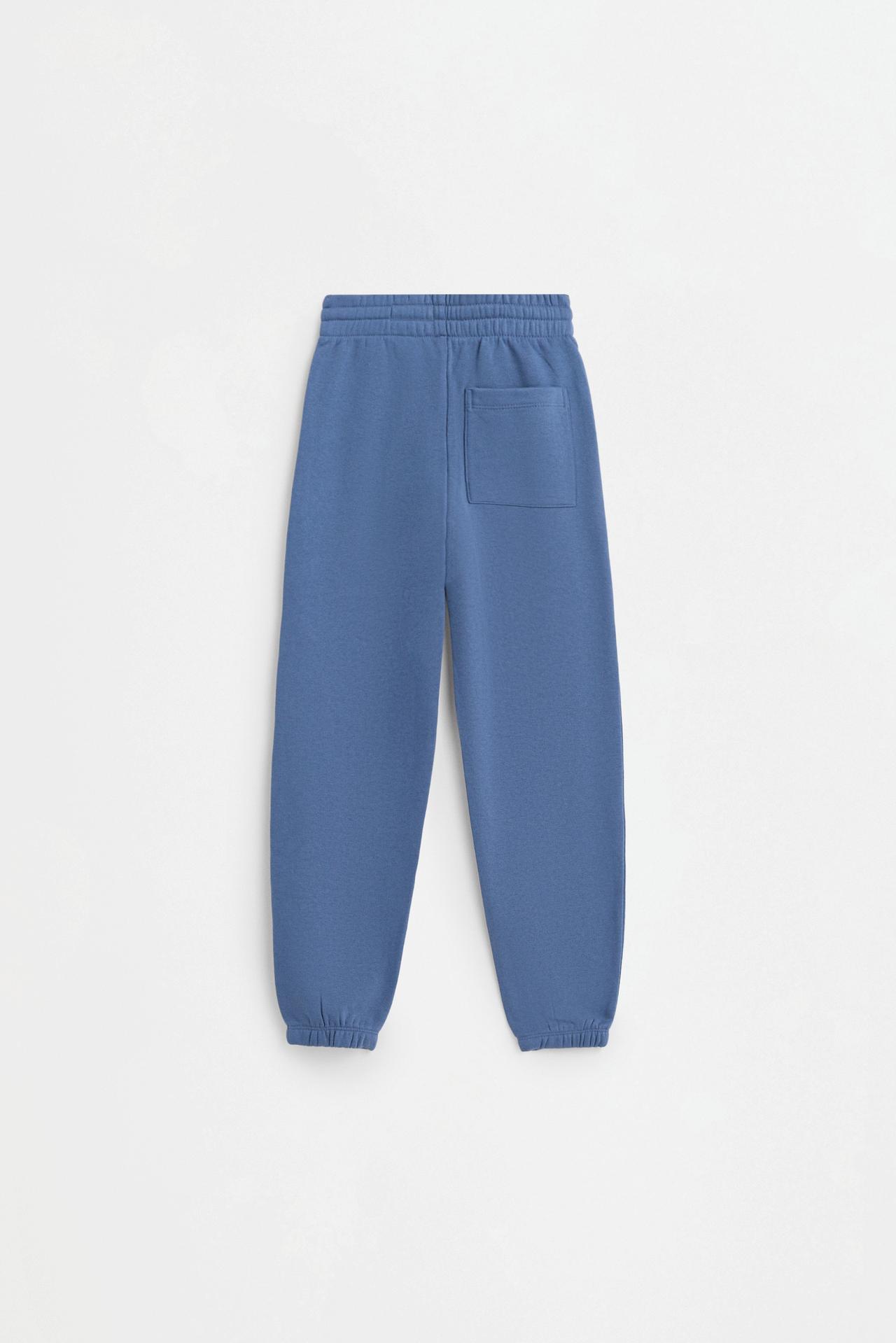 Pack of 4 plain plush trousers — DARK TURQUOISE