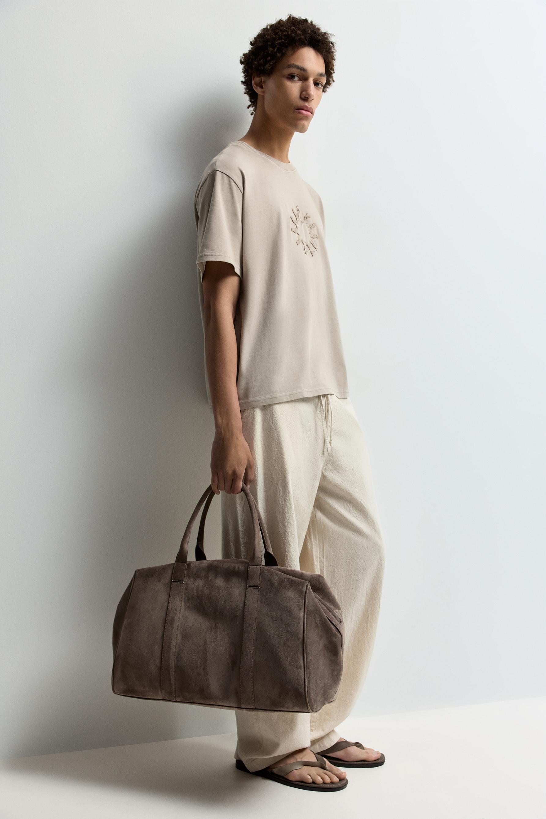 Slogan patch T-shirt — CAMEL