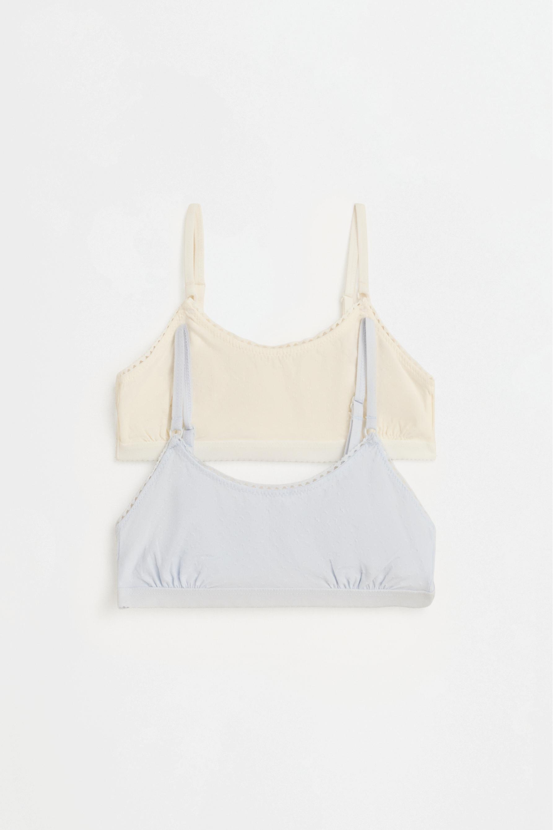Dotted mesh tops (2-pack) — SKY BLUE