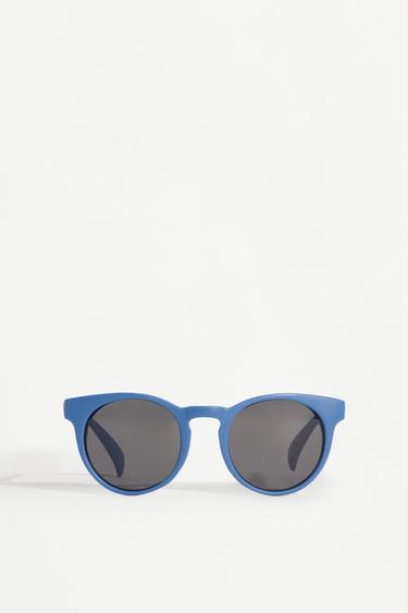 Round sunglasses — NAVY 1
