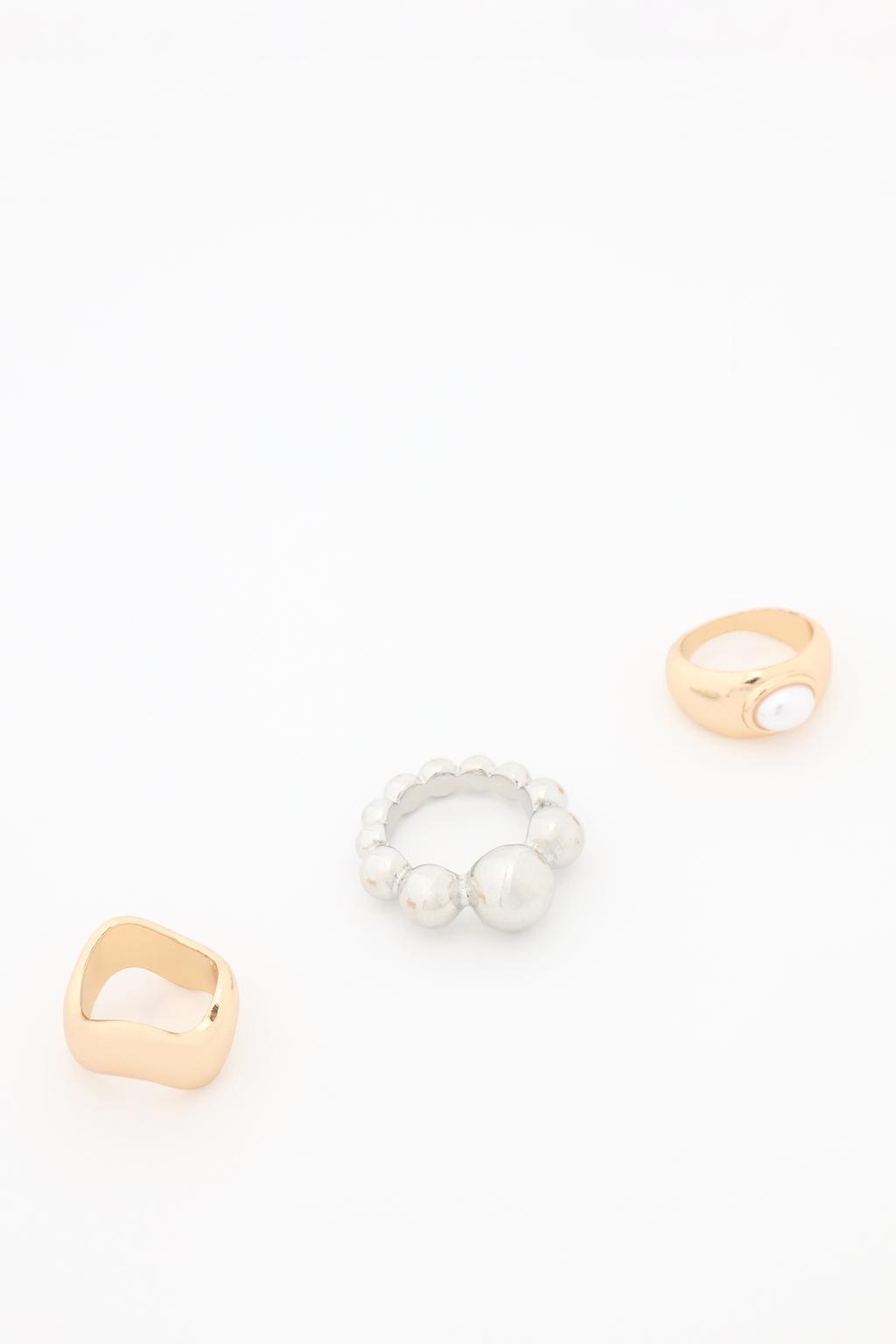 3-pack of contrast rings