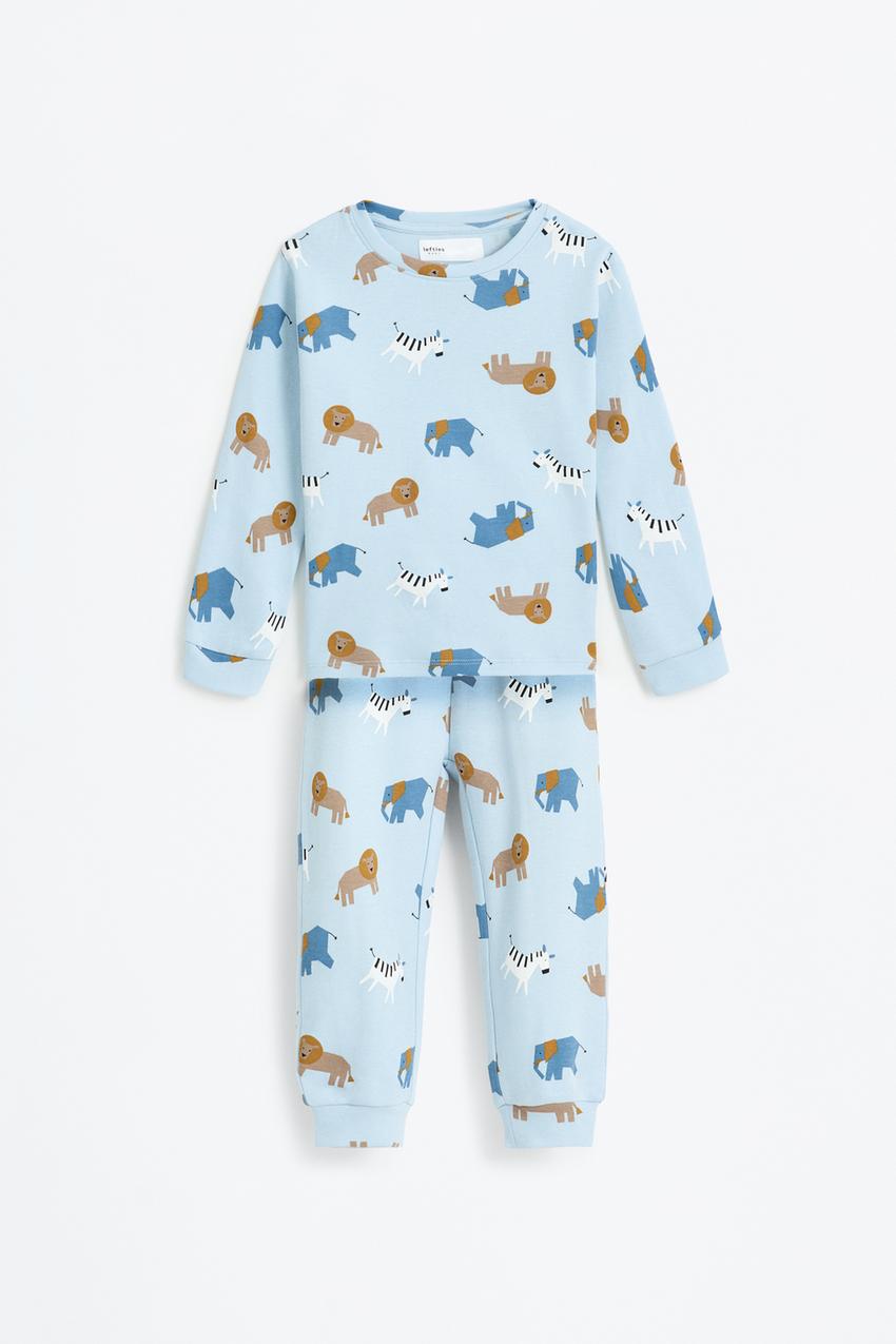 Conjunto de pijamas compridos estampados Pijamas ROUPA