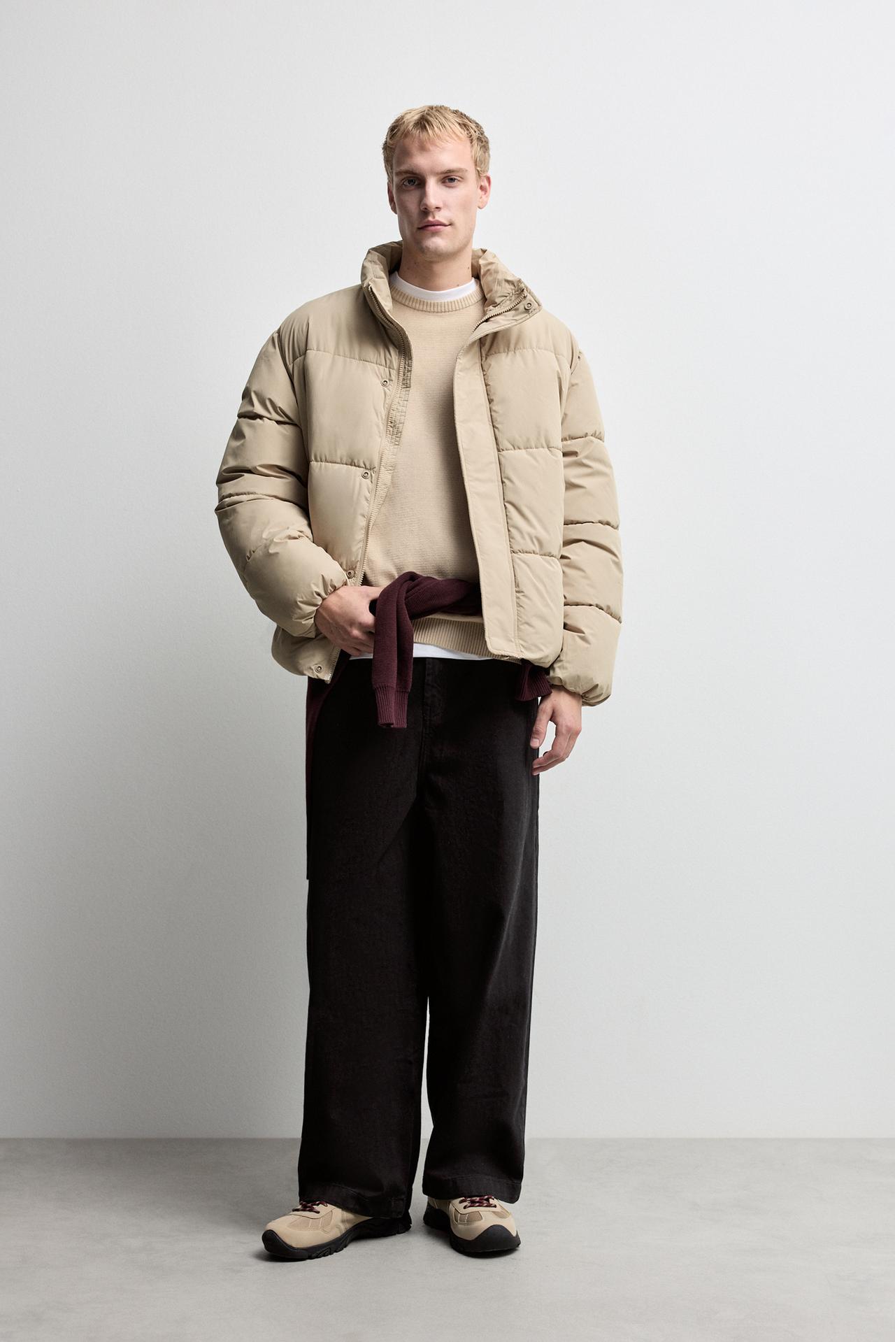 Quilted jacket — ECRU