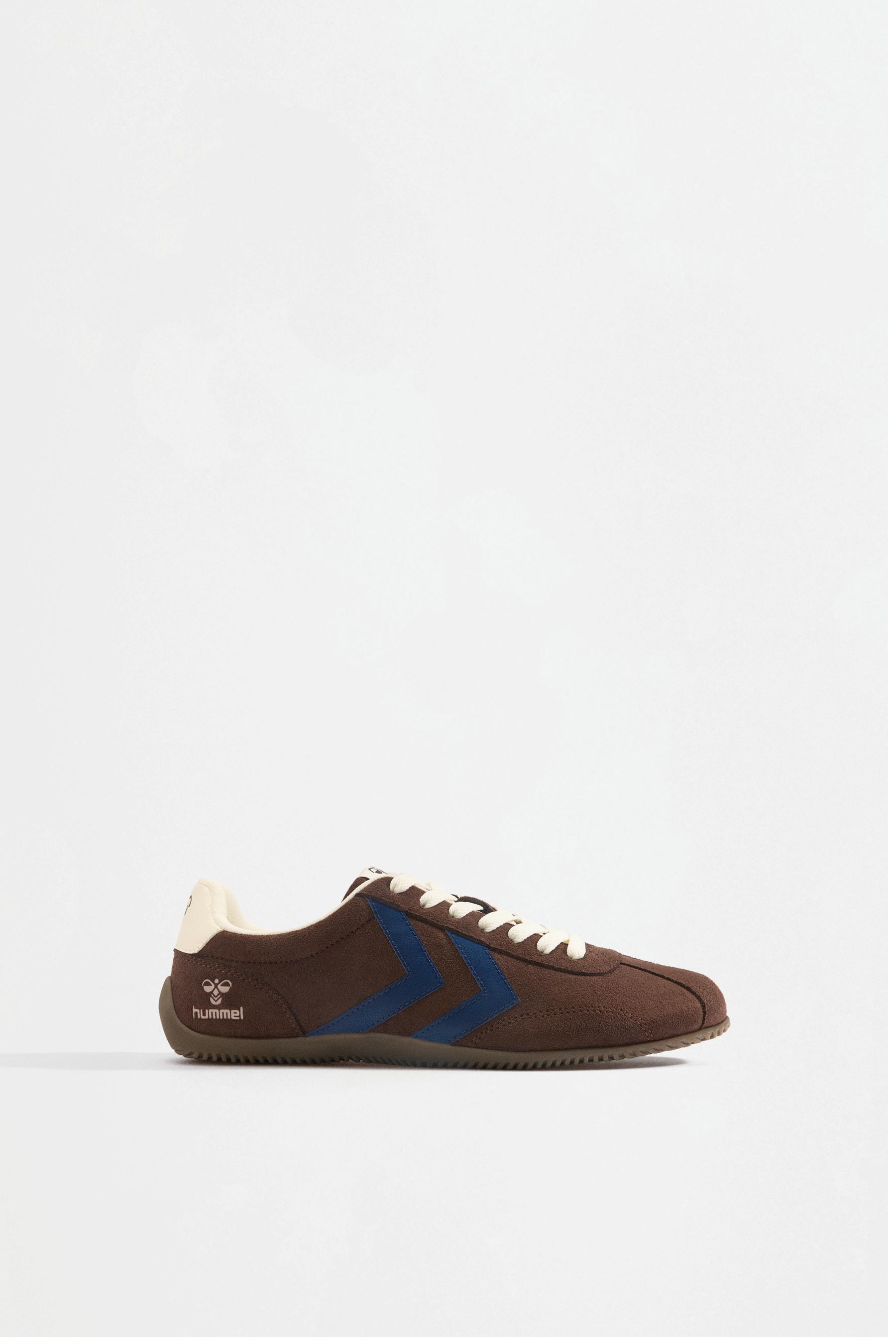 Hummel slim sole sneakers — BROWN