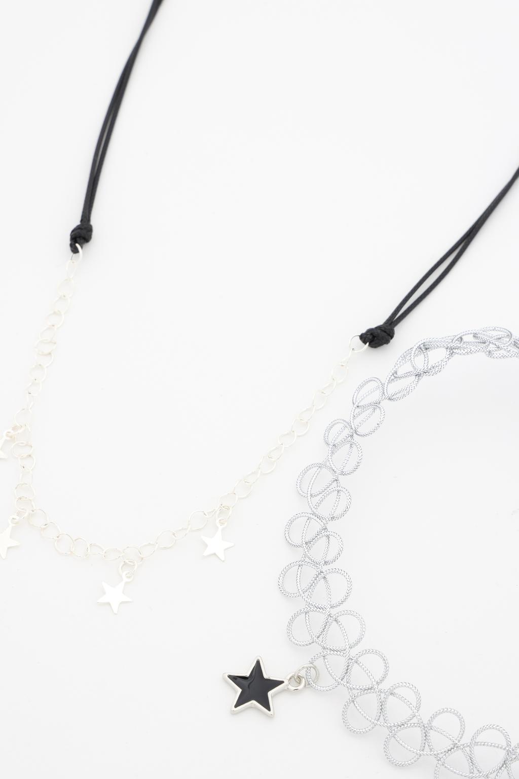 Star necklace and bracelet set