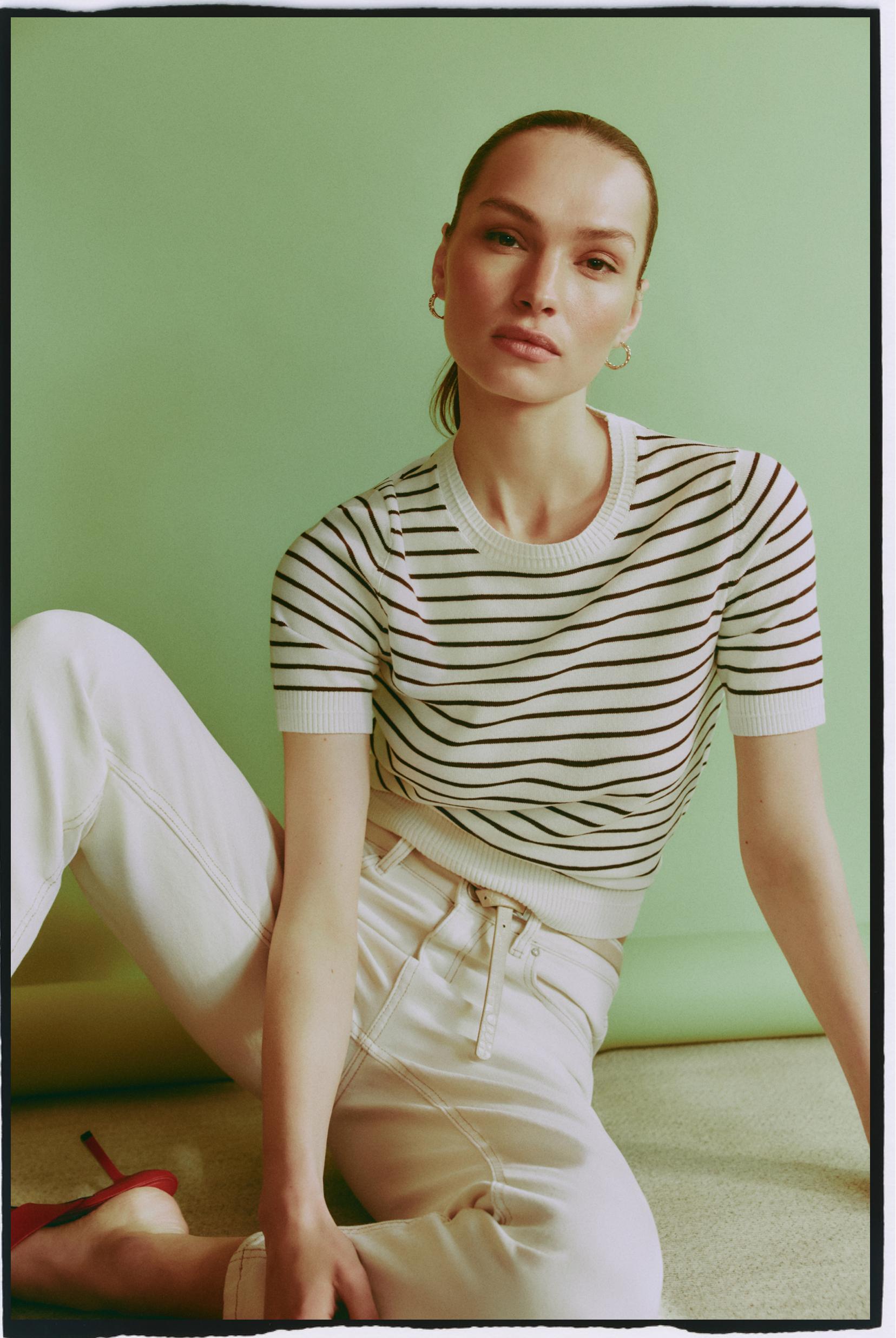 Mom fit jeans — VANILLA