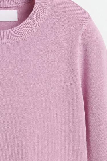 Knit sweater — LILAC PINK 3