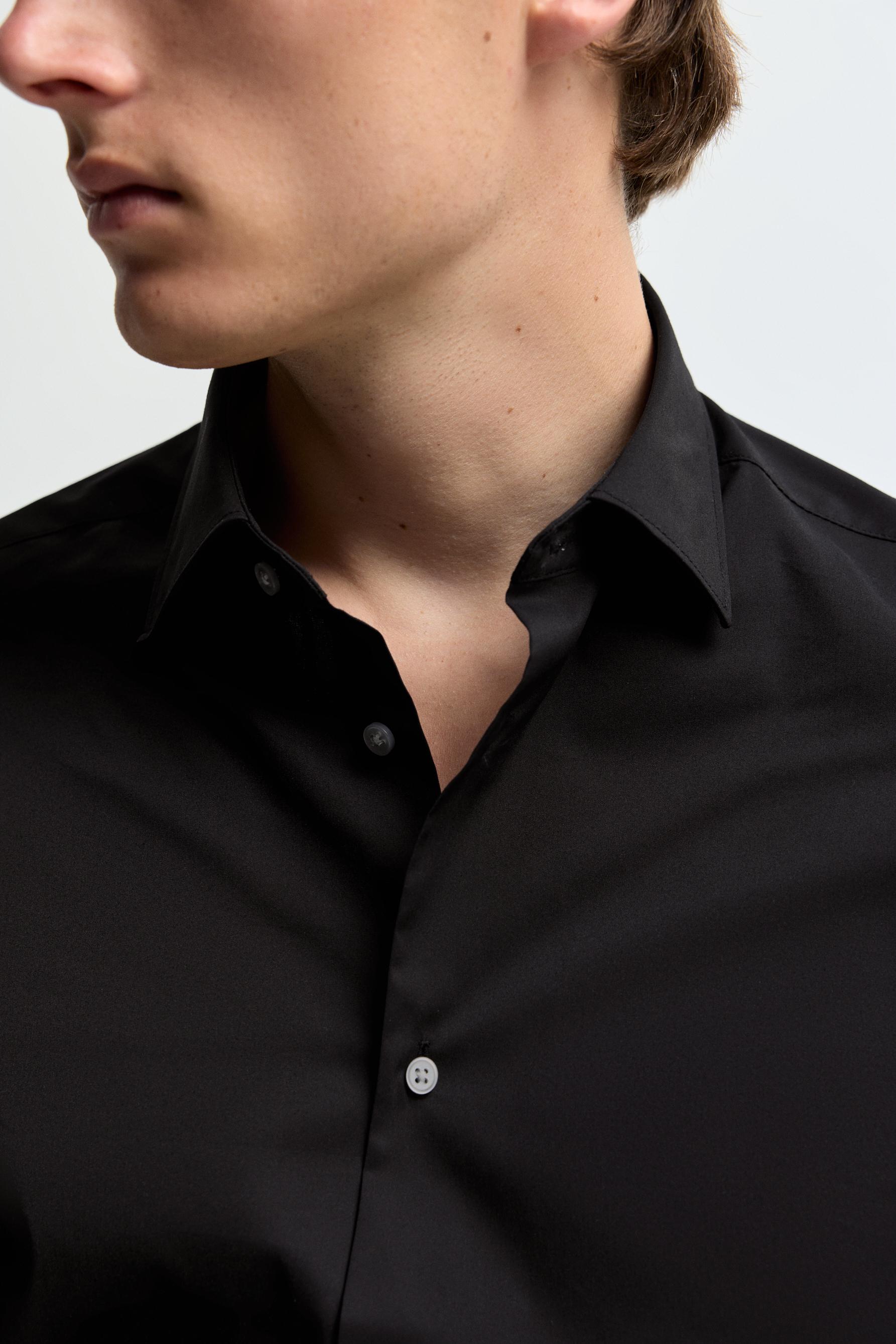 Tailored shirt — BLACK