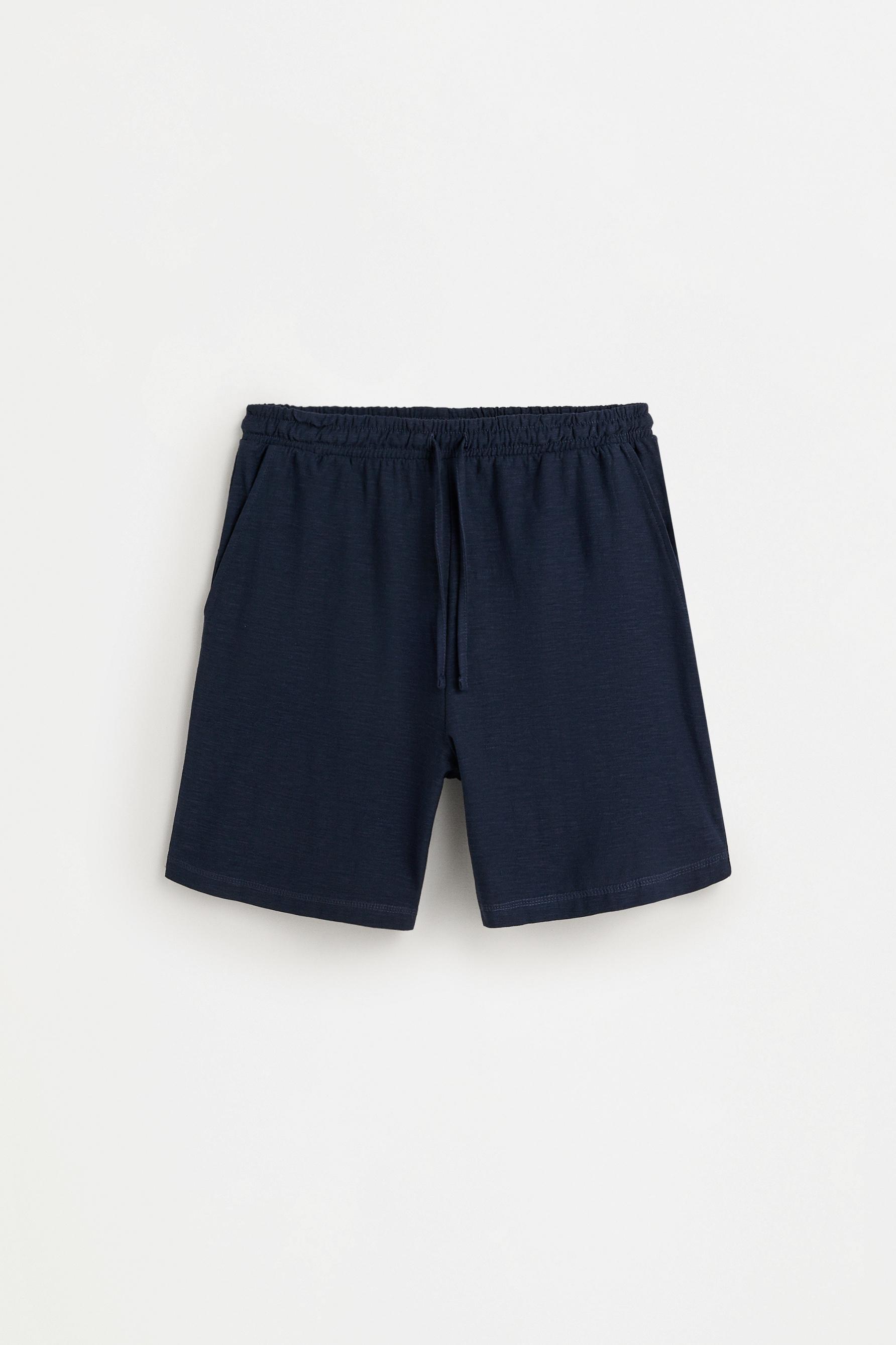 Embroidered short pyjamas — NAVY