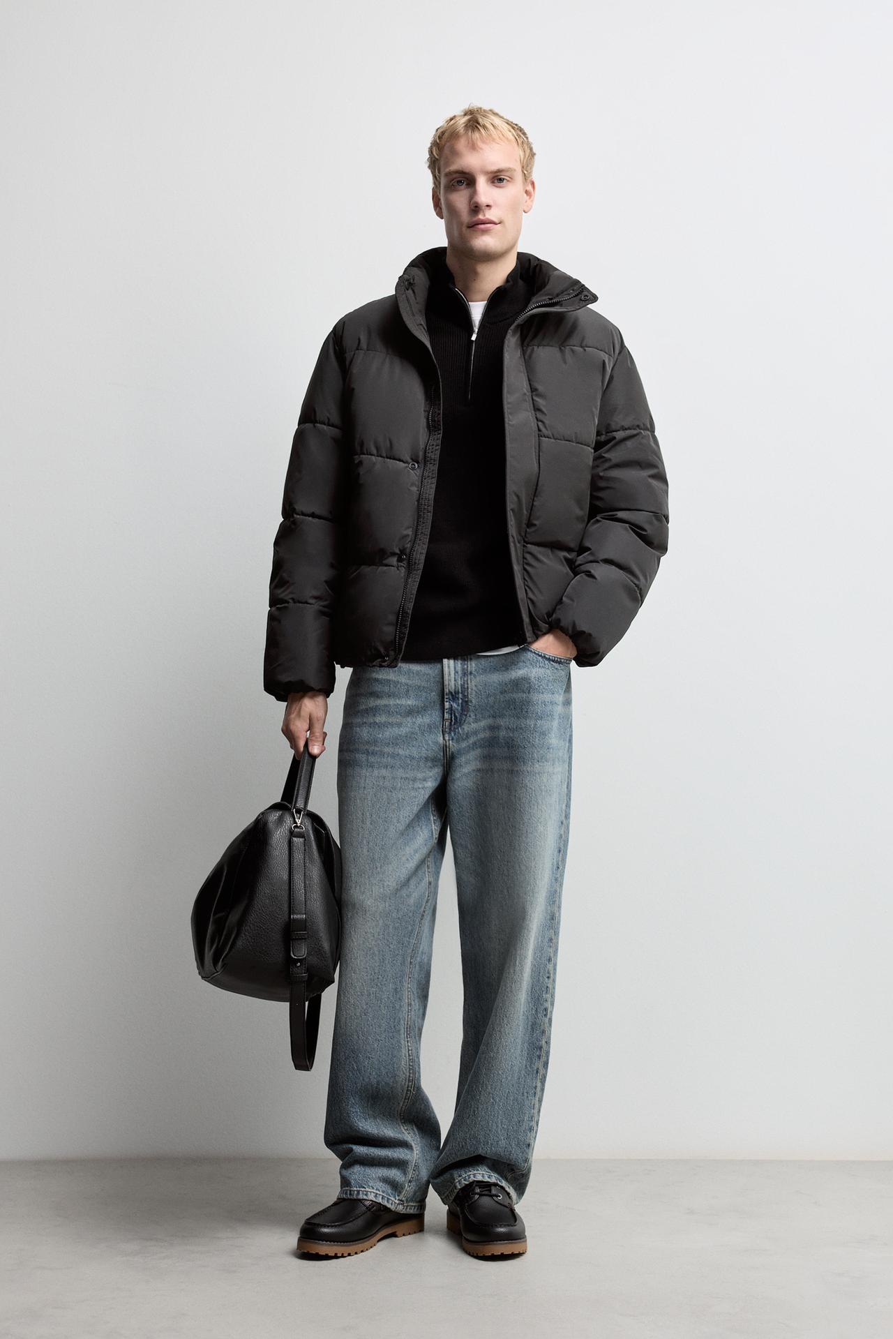 Quilted jacket — BLACK