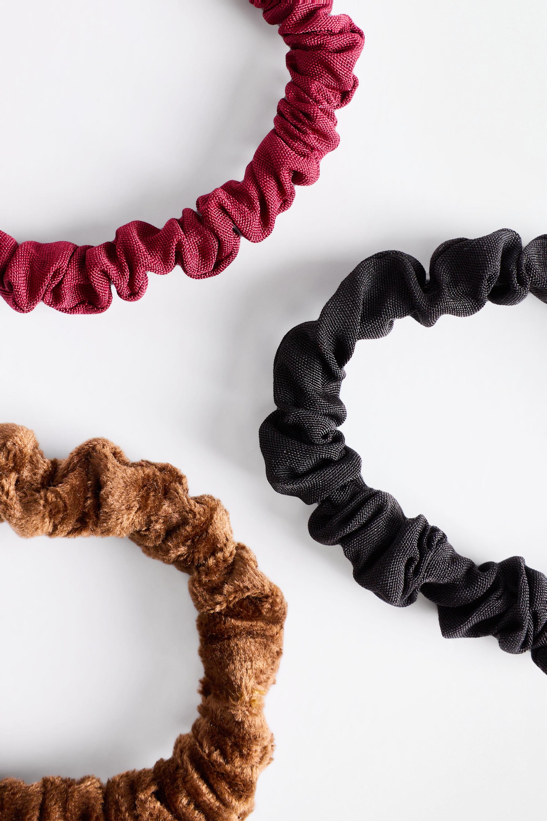5-Piece Hair Accessory Set — BURGUNDY