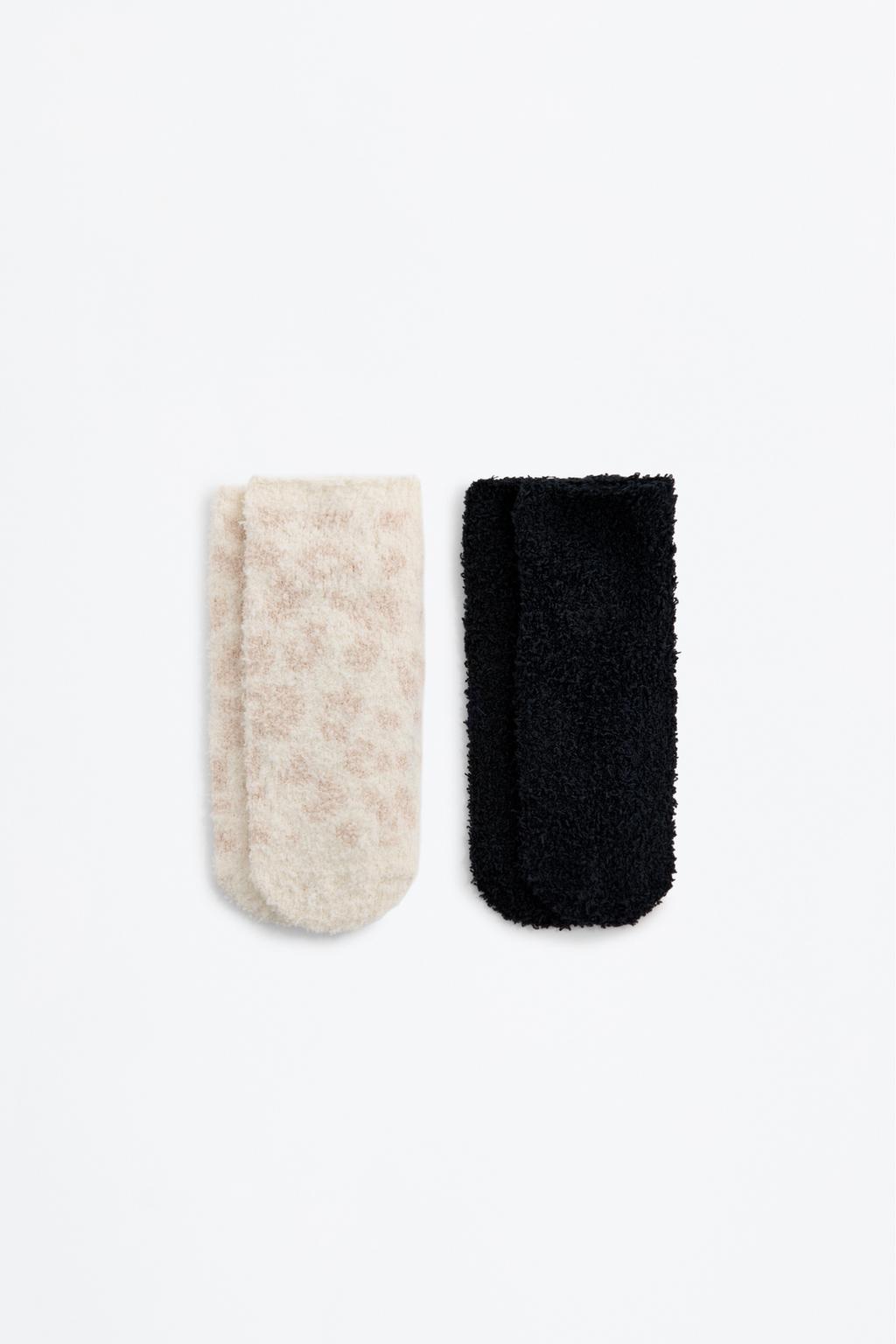 2-pack of contrast socks