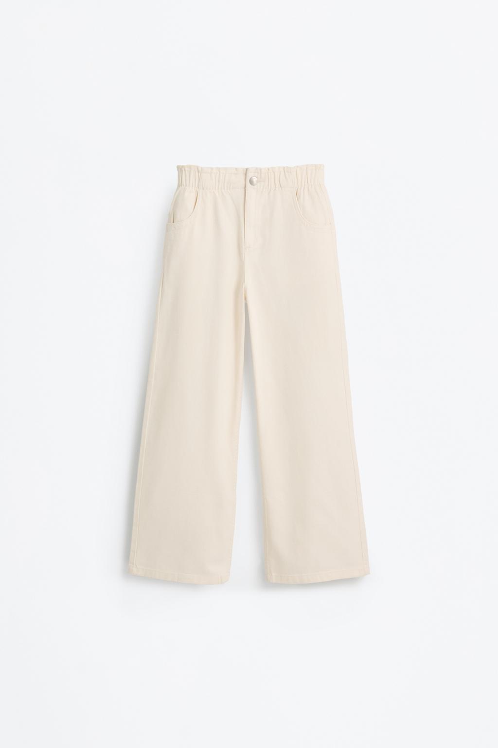 Jeans paper bag wide leg