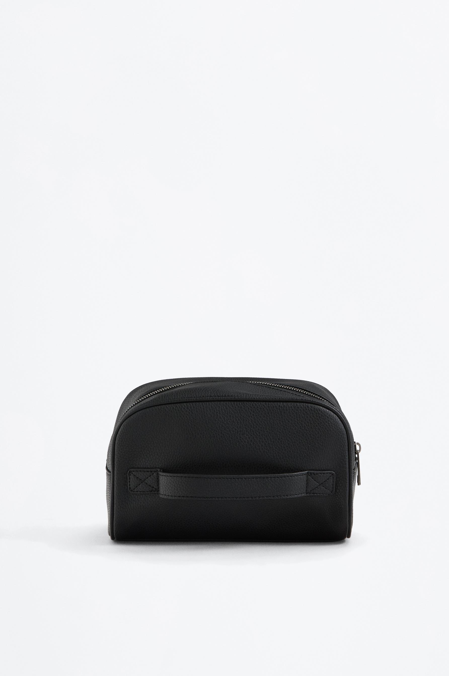 Minimal toiletry bag — BLACK (alternate view)