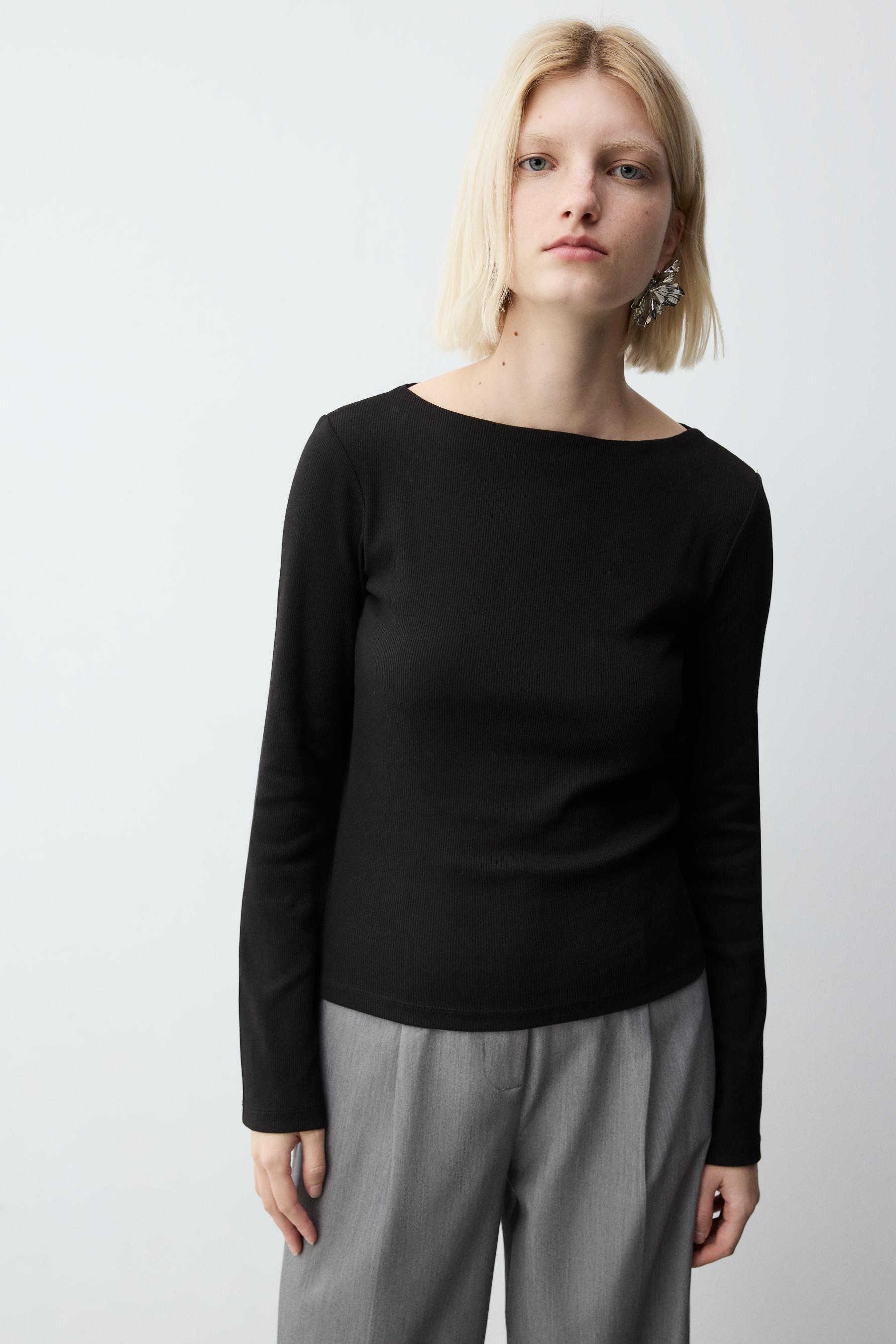 Camiseta manga acampanada