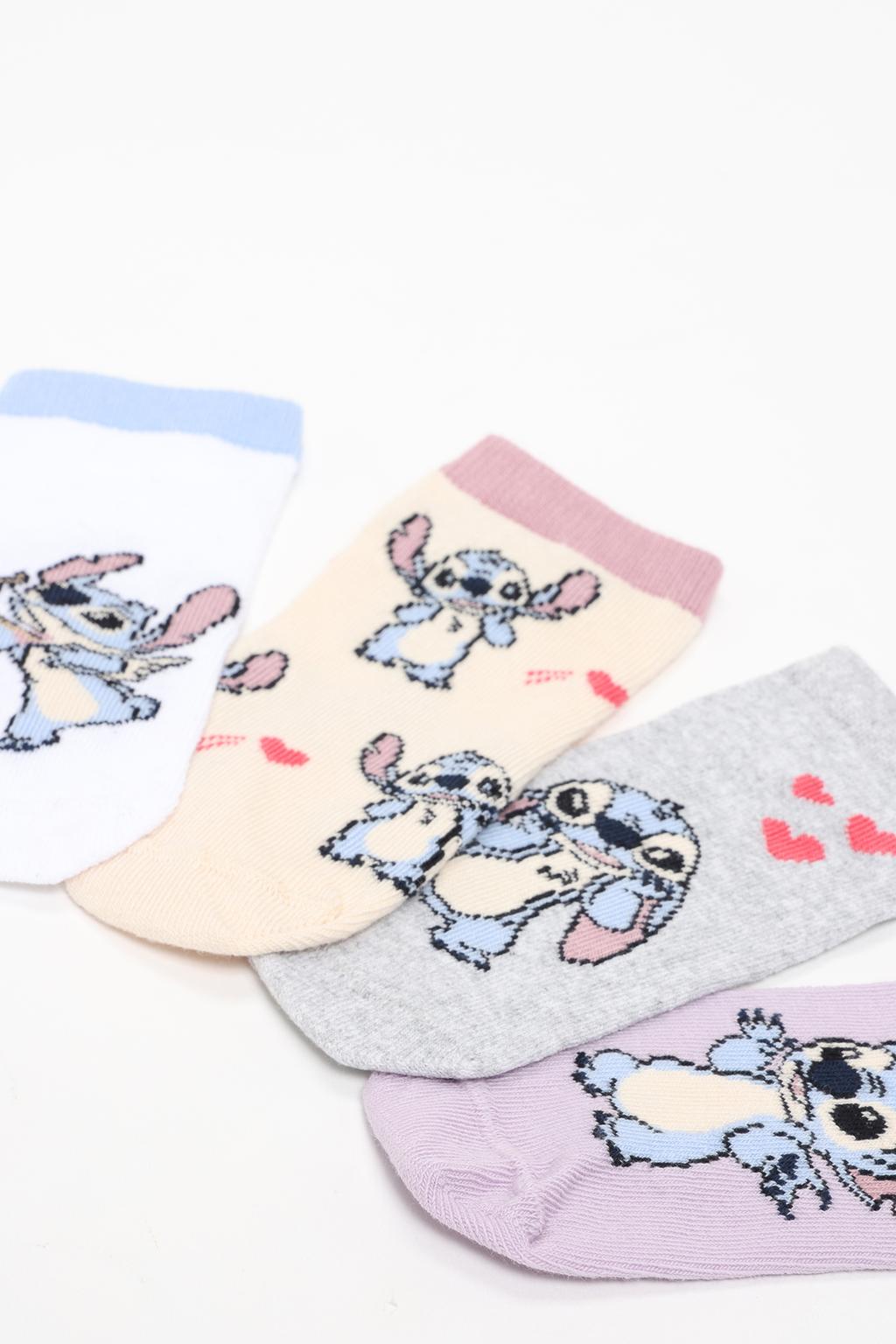 4-pack of Stitch ©Disney love socks