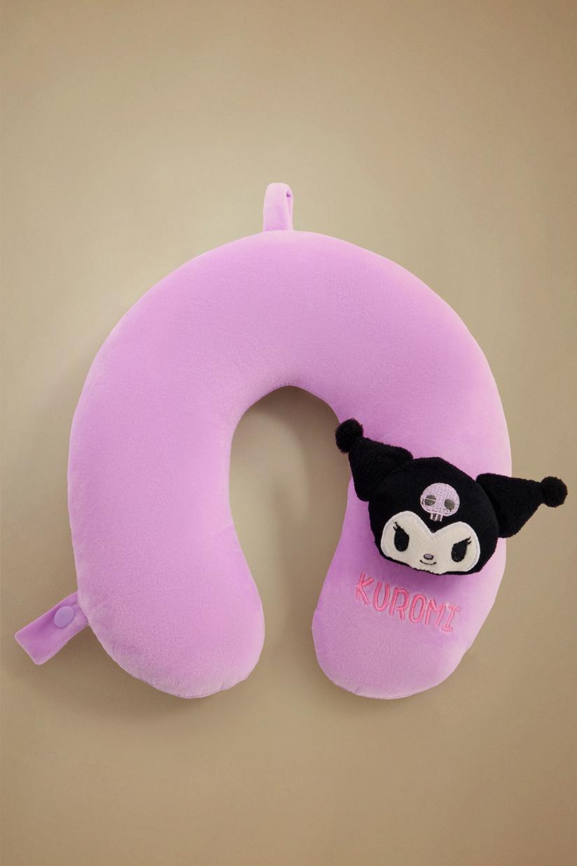 Kuromi Hello Kitty ©SANRIO travel pillow