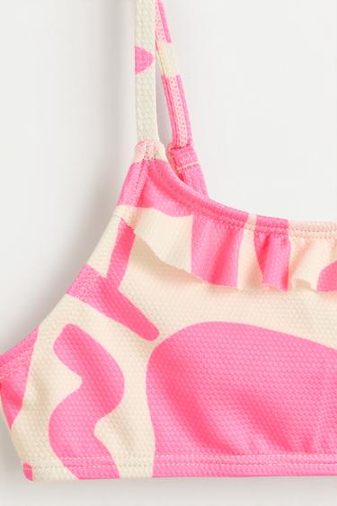Tropical print bikini — FUCHSIA/WHITE 3