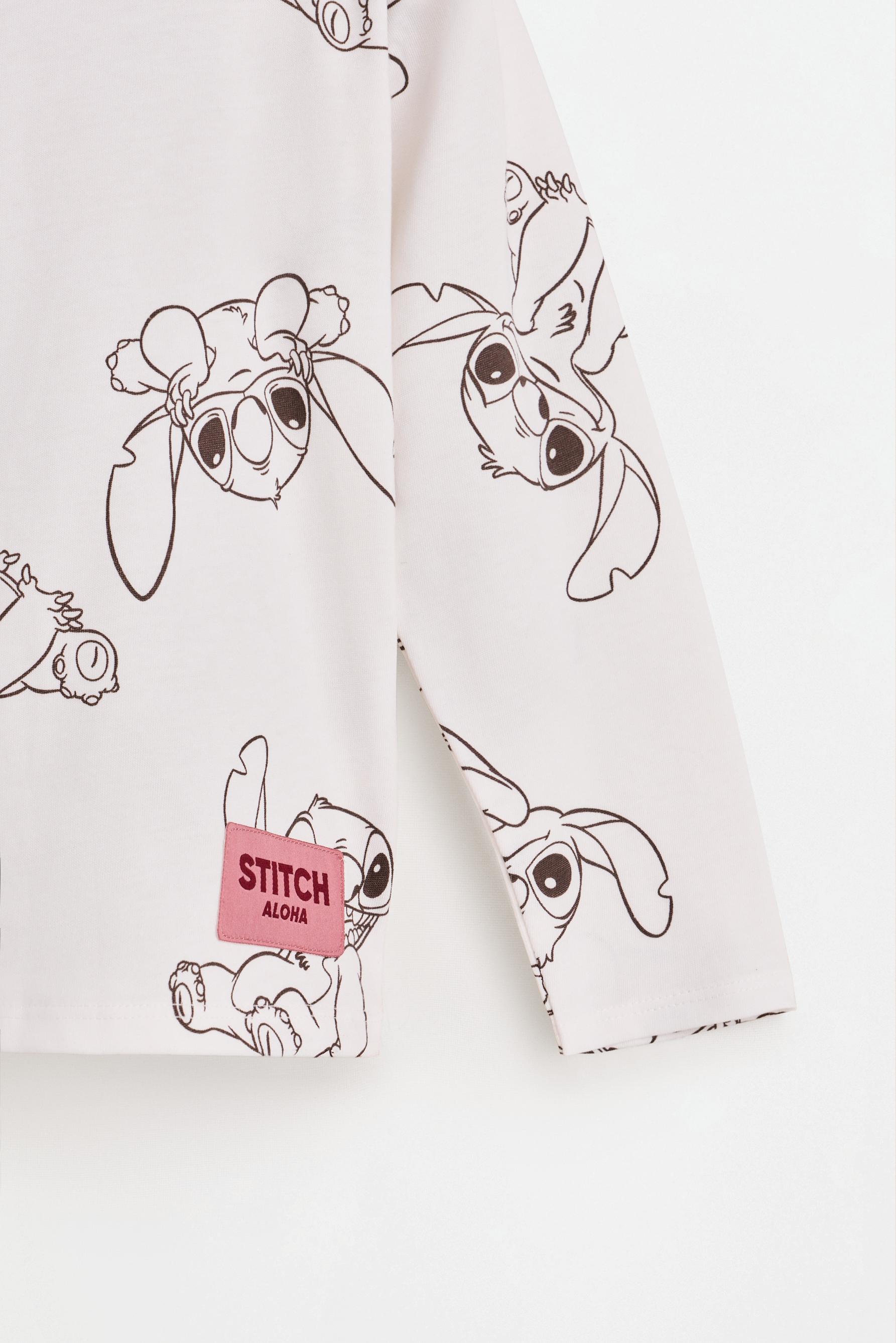 Stitch ©Disney T-shirt and leggings set — WHITE
