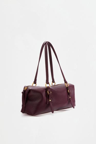 Ring shoulder bag — BURGUNDY 2