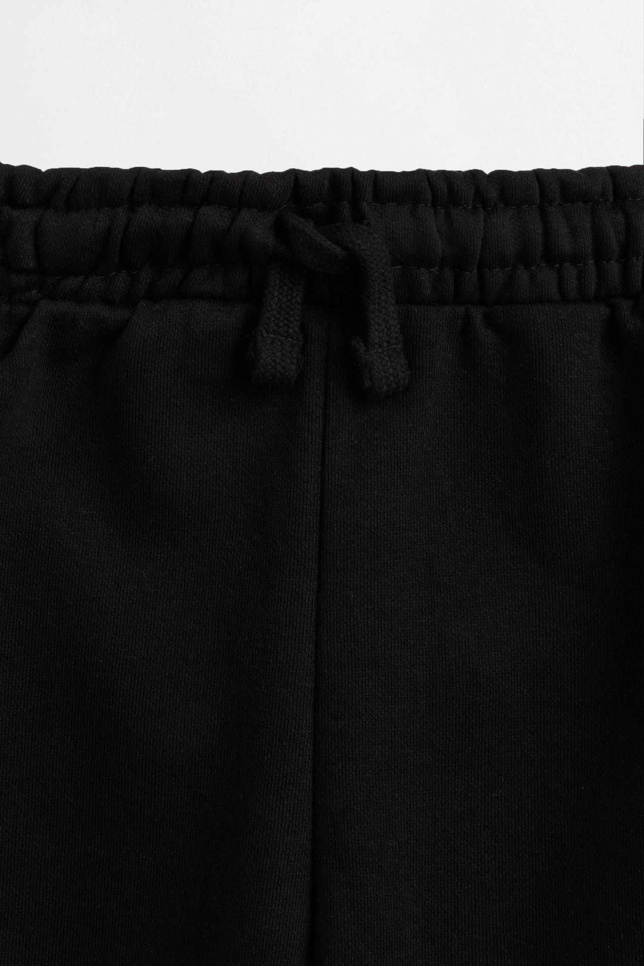 Plush trousers — BLACK