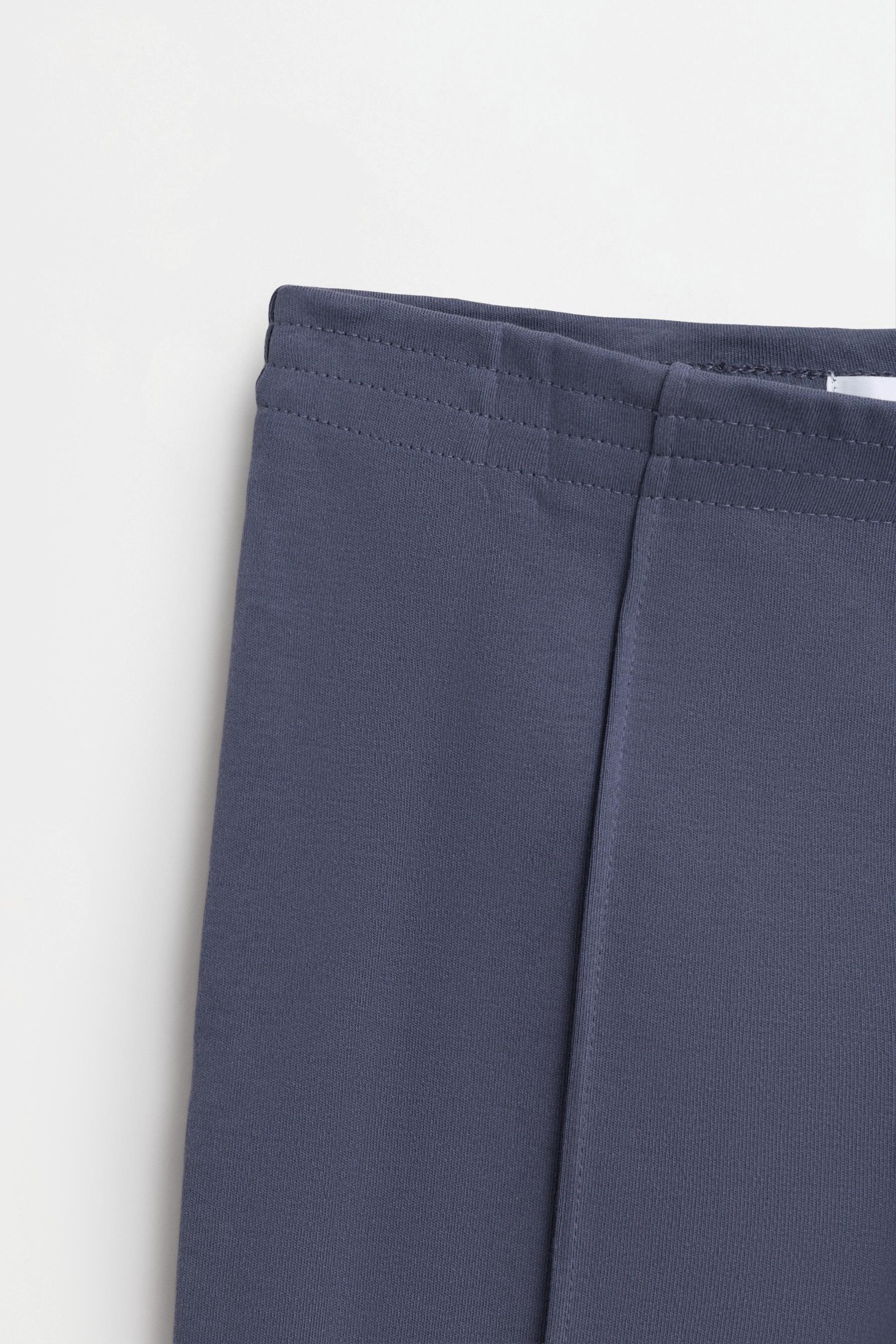 Interlock sweatshirt and flared leggings co-ord — BLUE GREY