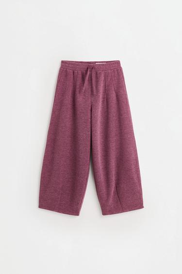 Barrel bias cut trousers — PINK 1