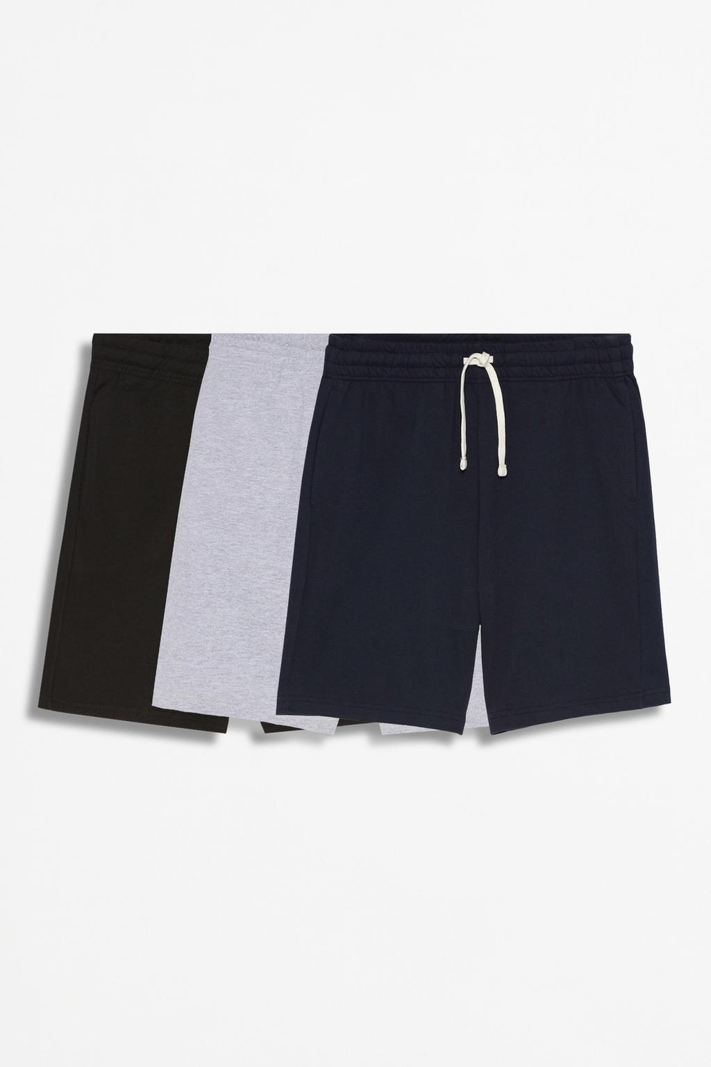 Pack 3 bermudas básicas chándal