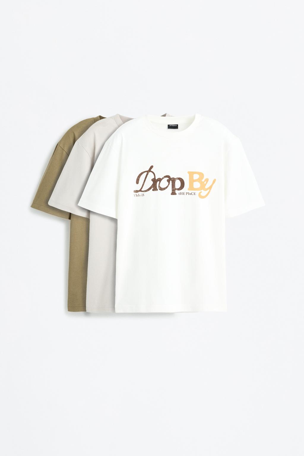 Pack 3 t-shirts estampadas