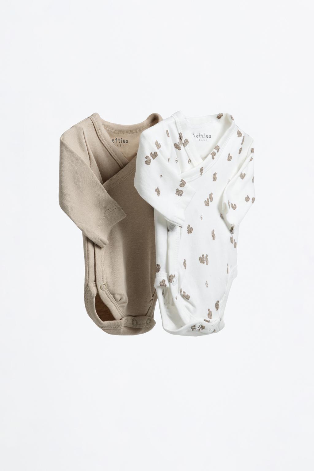 Pack 2 bodies kimono combinados