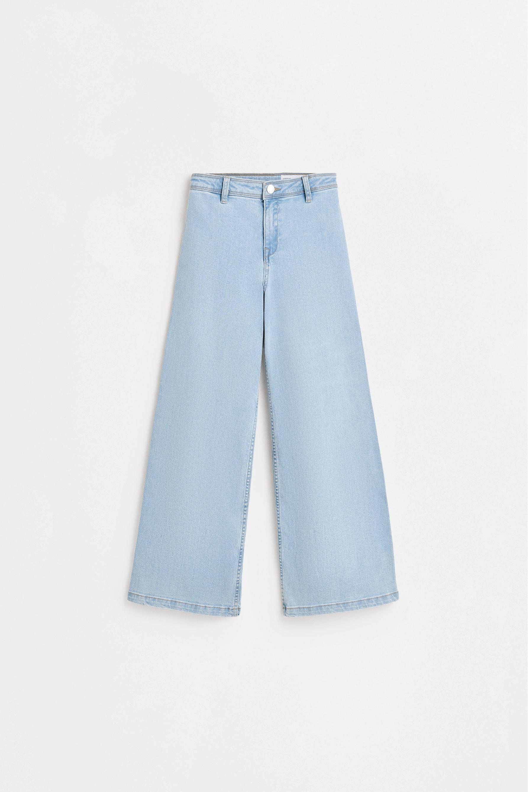 Wide-leg marine jeans — INDIGO
