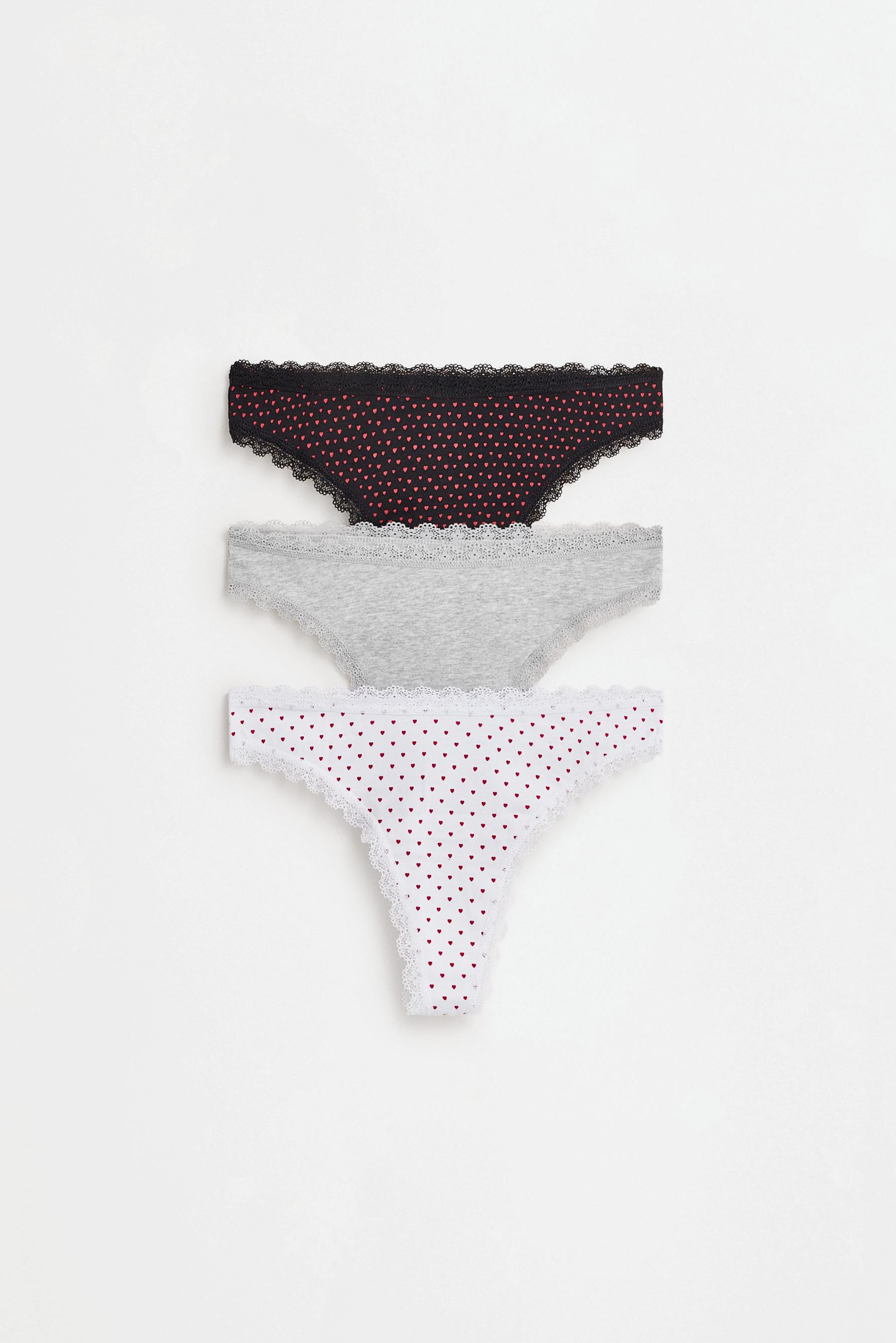 Assorted Brazilian briefs (3-pack) — YELLOW