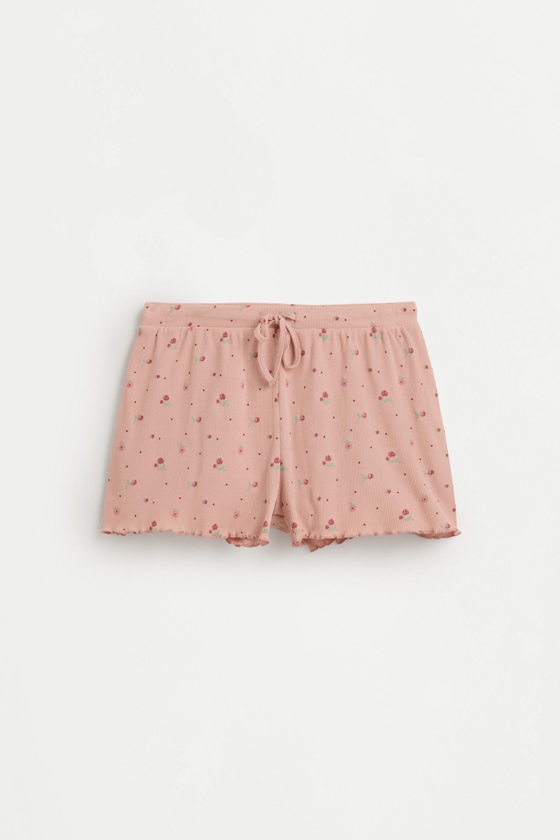 Short printed pyjamas — PASTEL PINK