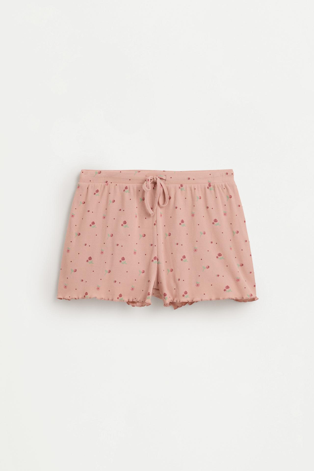 Short printed pyjamas — PASTEL PINK