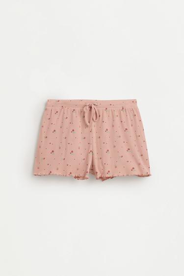 Short printed pyjamas — PASTEL PINK 9