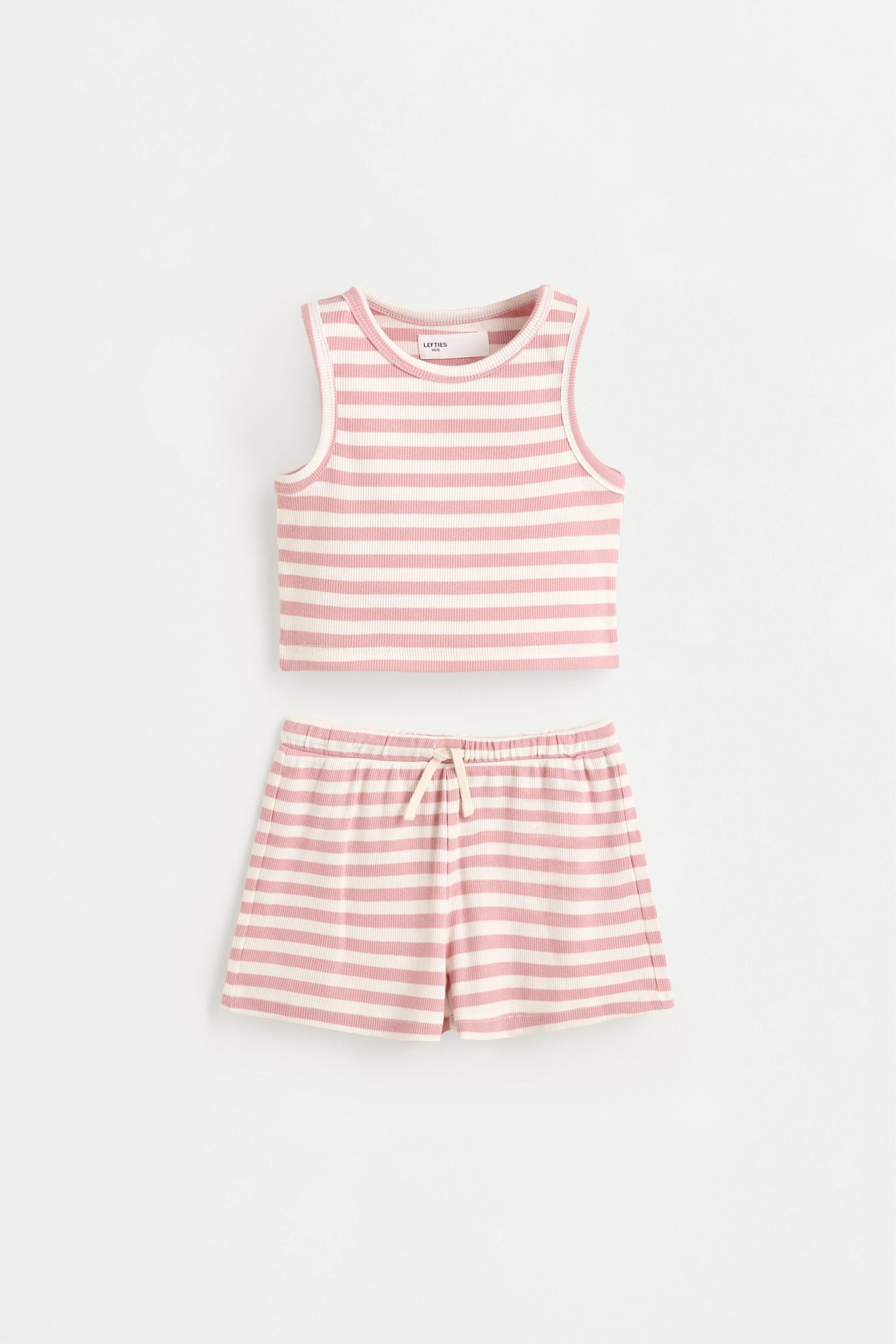 Top and shorts co-ord — DARK PINK