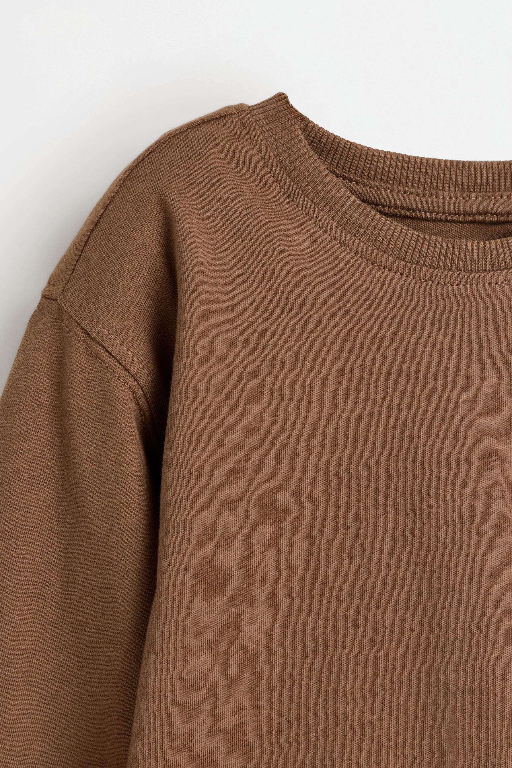 Pack of 4 plain long sleeve T-shirts — OCHRE