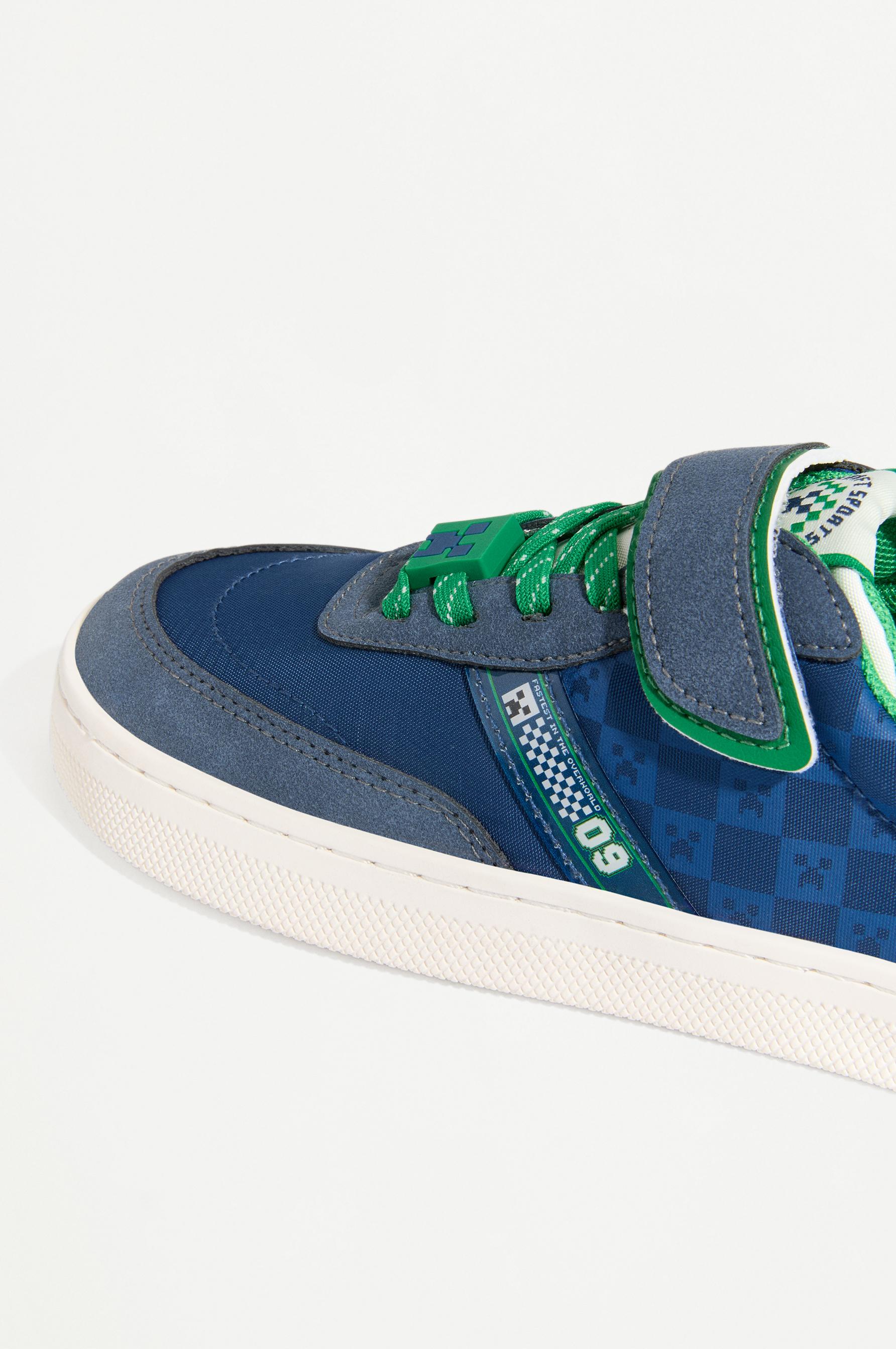 MINECRAFT BAREFOOT SLIPPER — BLUE