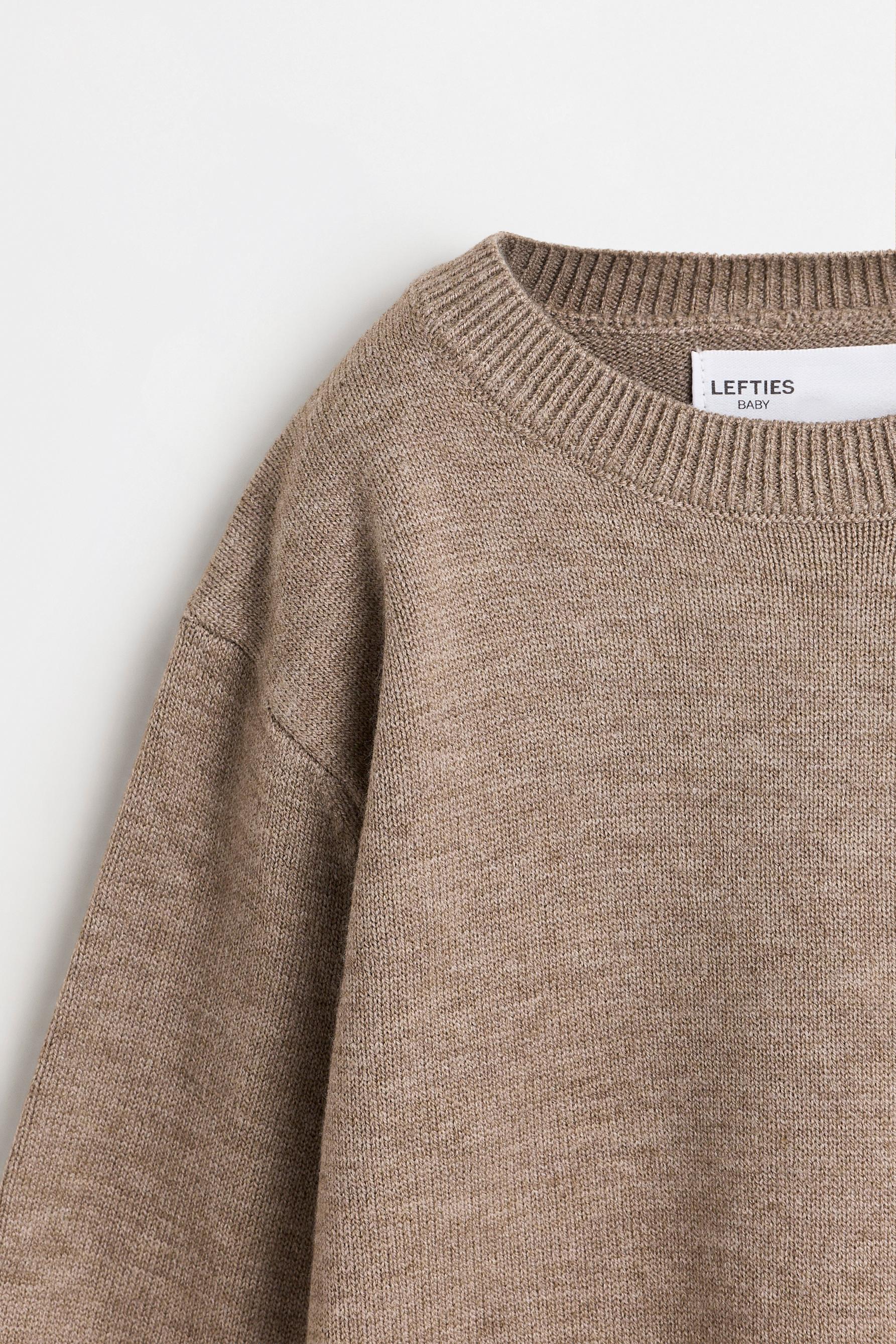 Knit sweater and animal print leggings co-ord — OCHRE