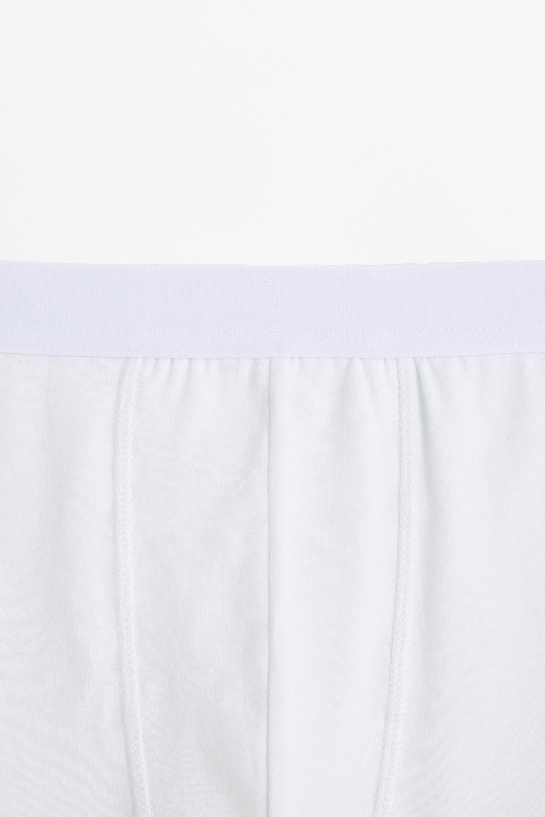 Pack of 5 basic boxer shorts — WHITE/GREY