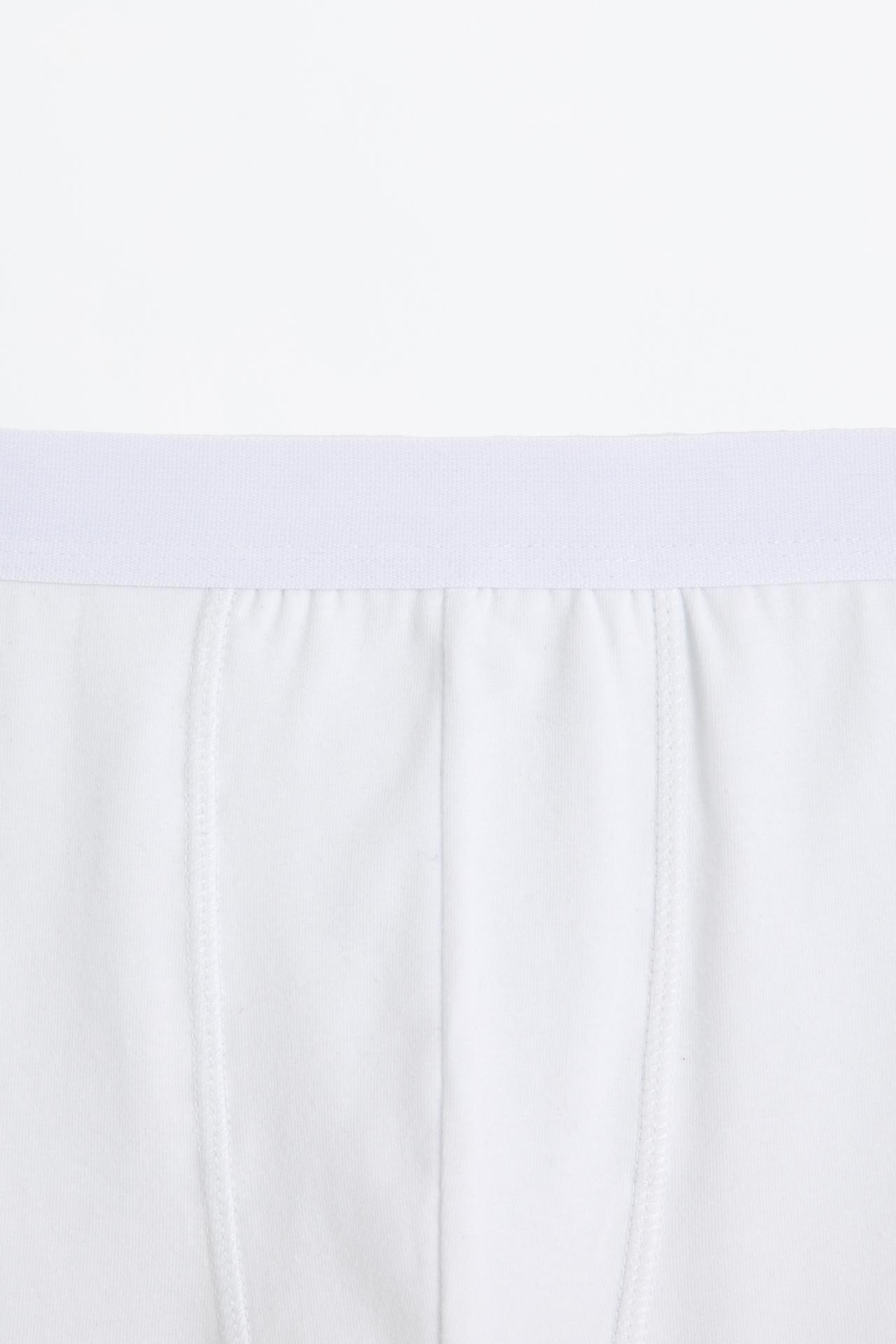 Pack of 5 basic boxer shorts — WHITE/GREY