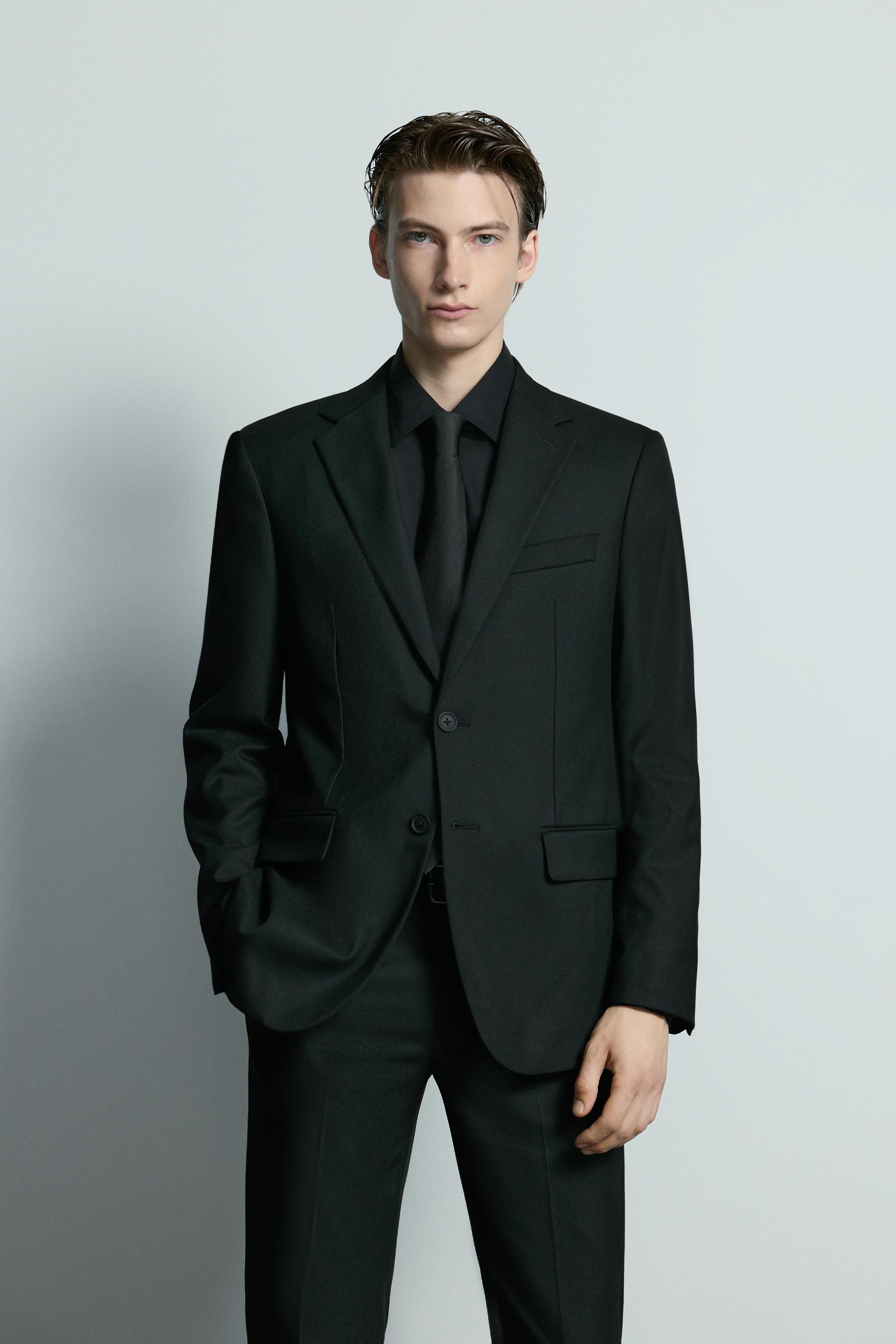 Suit blazer — BLACK
