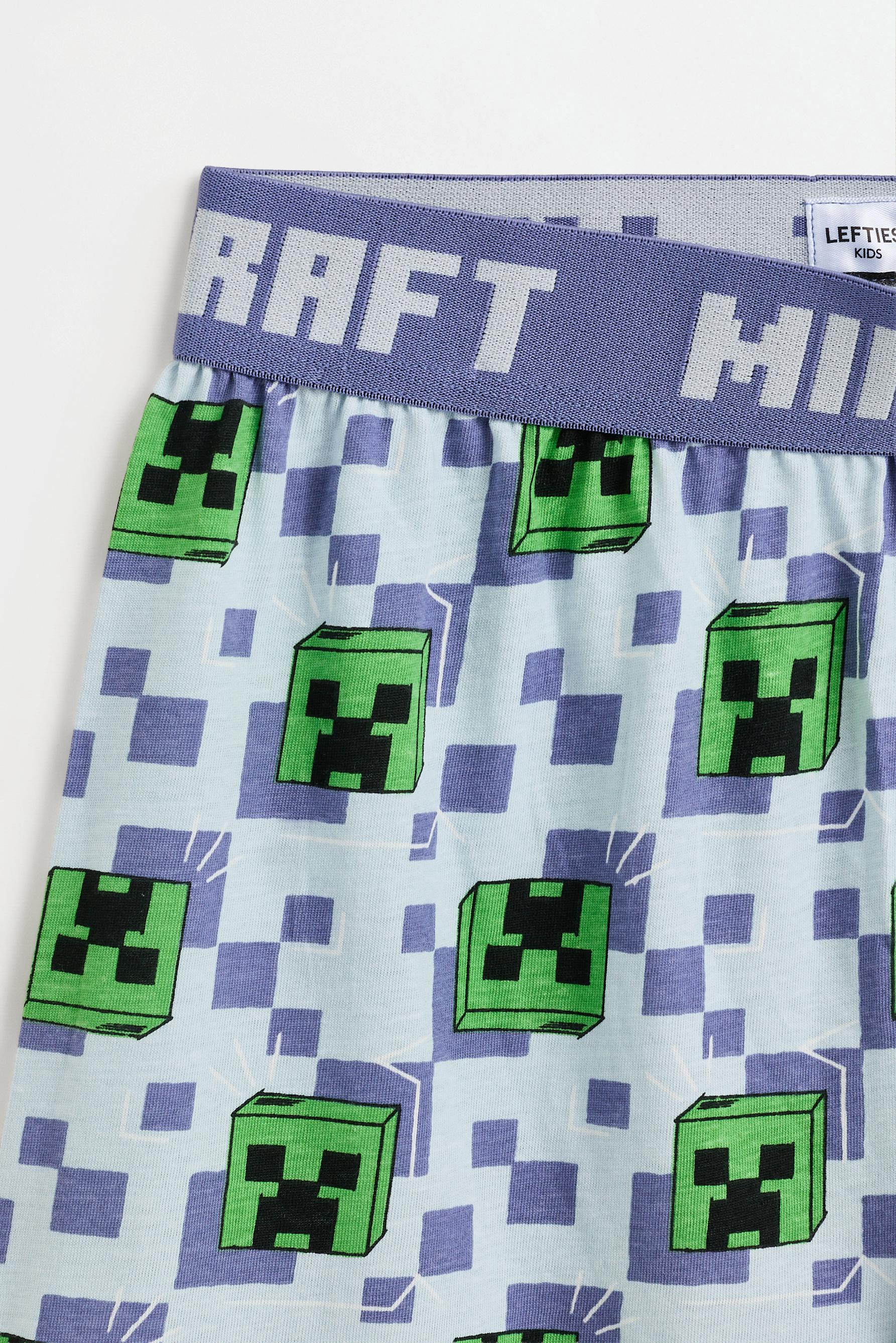 Short Minecraft pyjamas — OFF WHITE