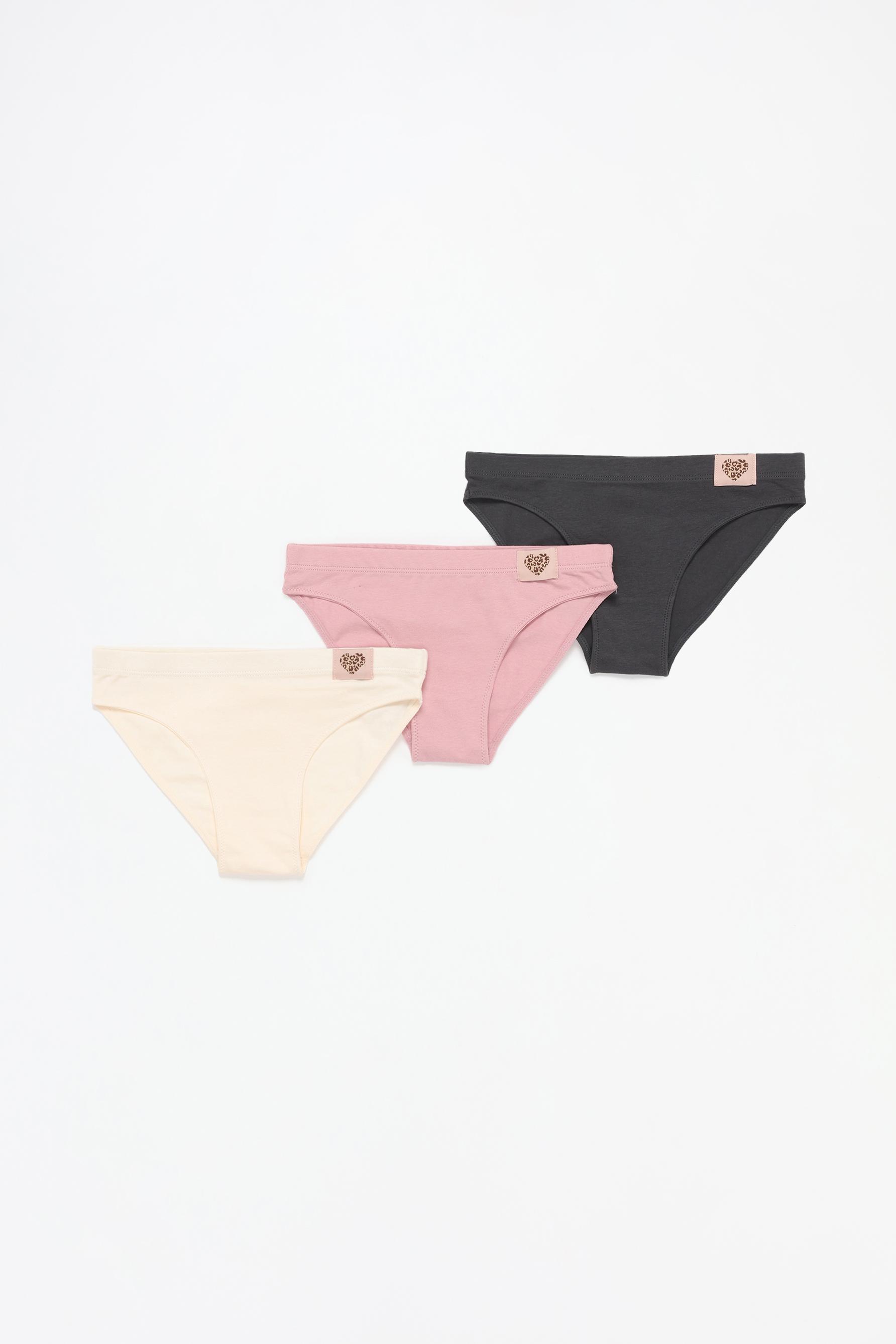 Pack 3 braguitas canalé